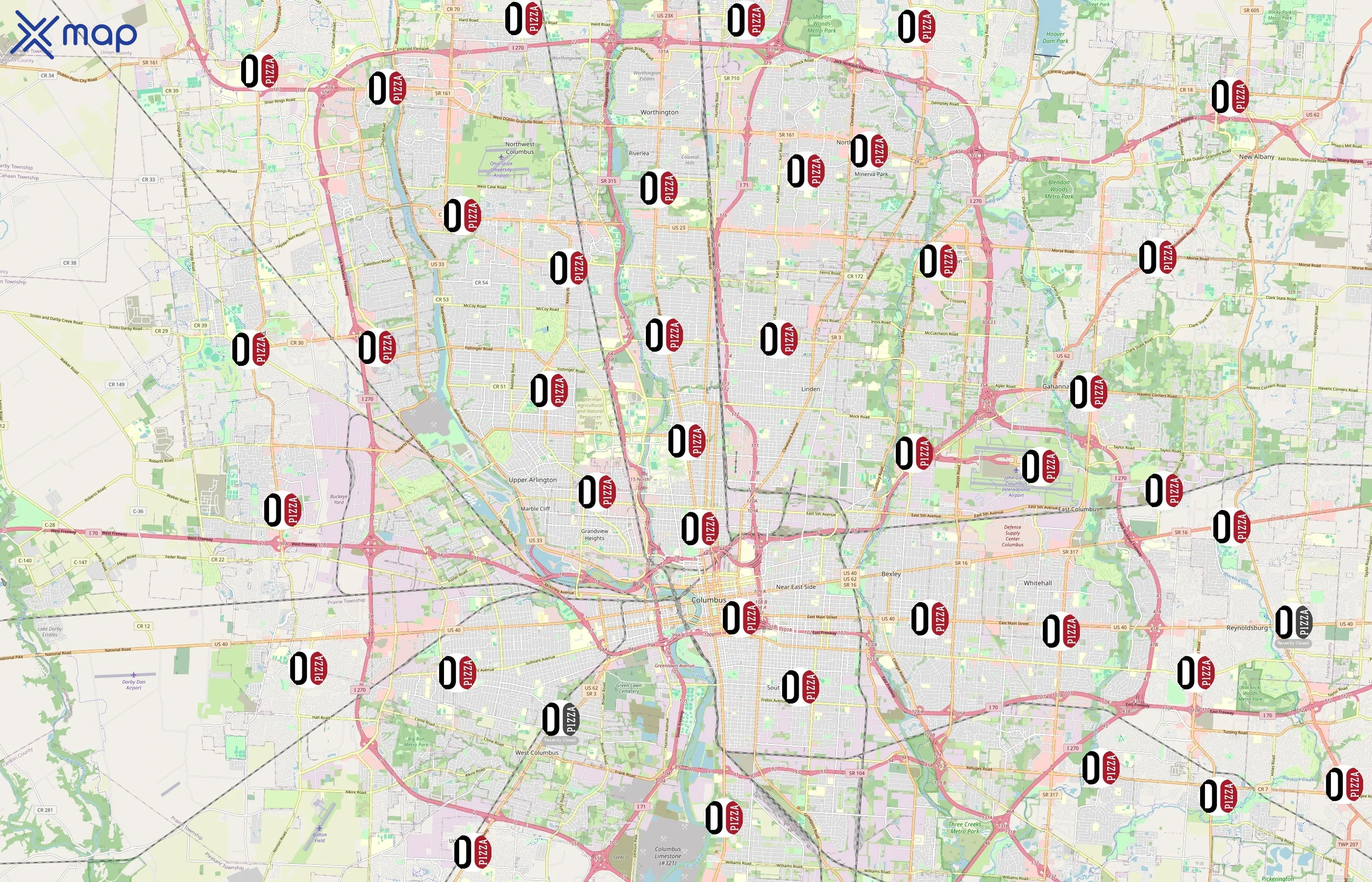 Donatos area coverage