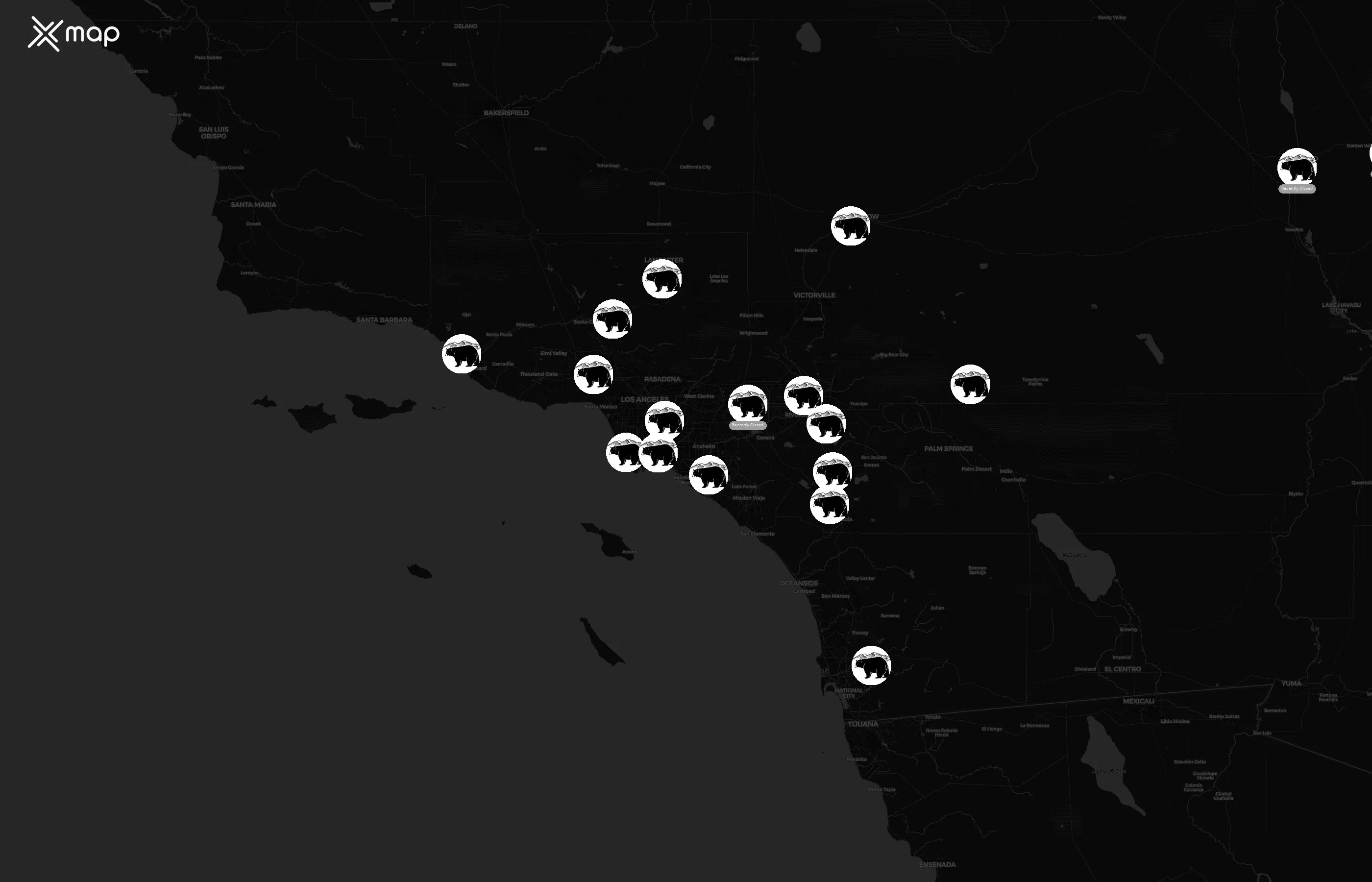 Black Bear Diner city distribution