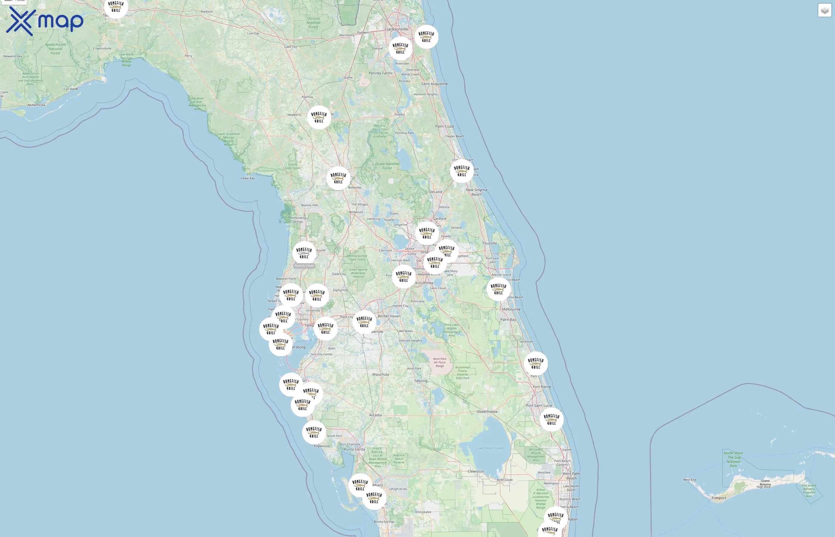 Bonefish Grill street hotspots