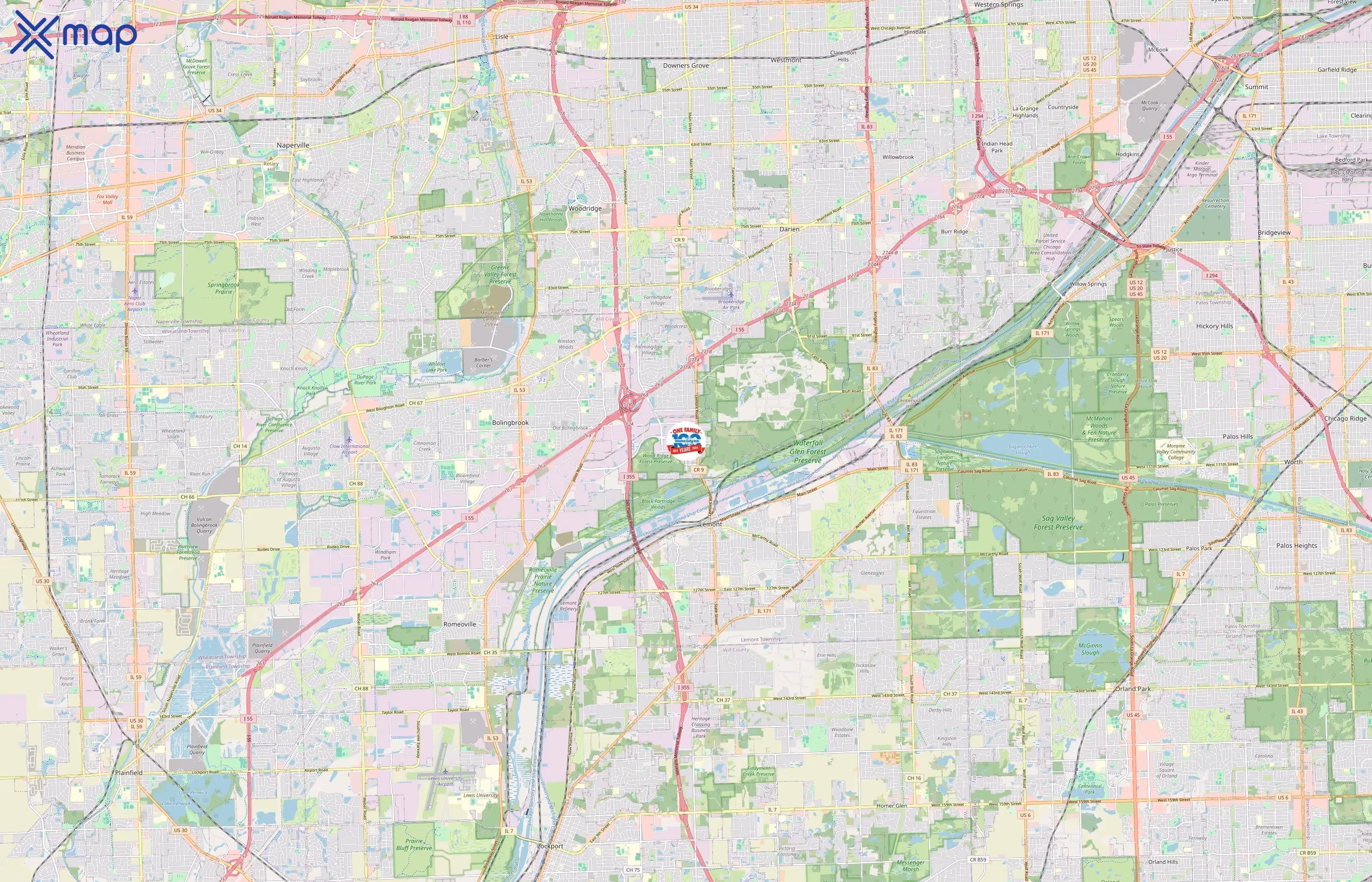 Home City Ice area coverage