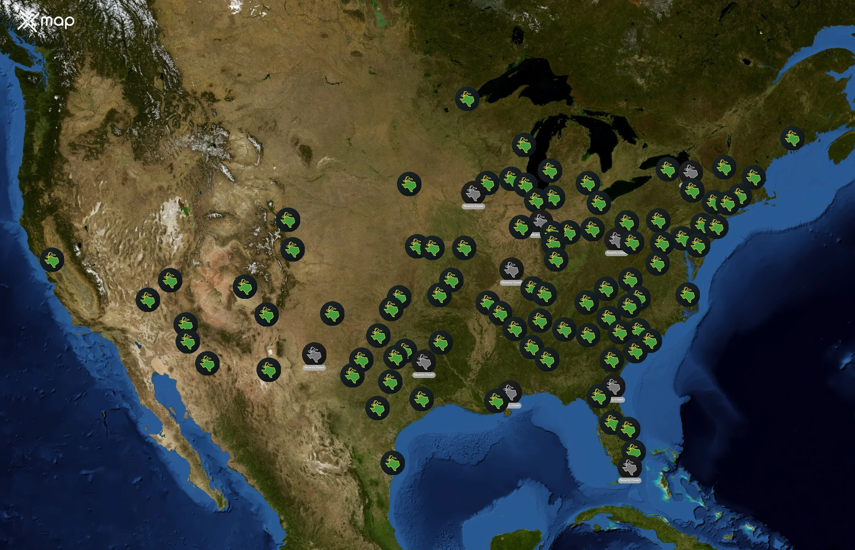 Texas Roadhouse state distribution