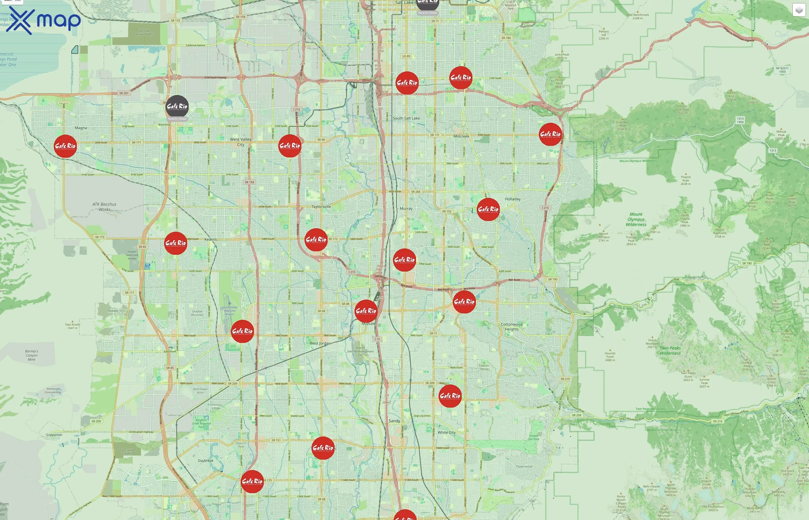 Cafe Rio traffic data
