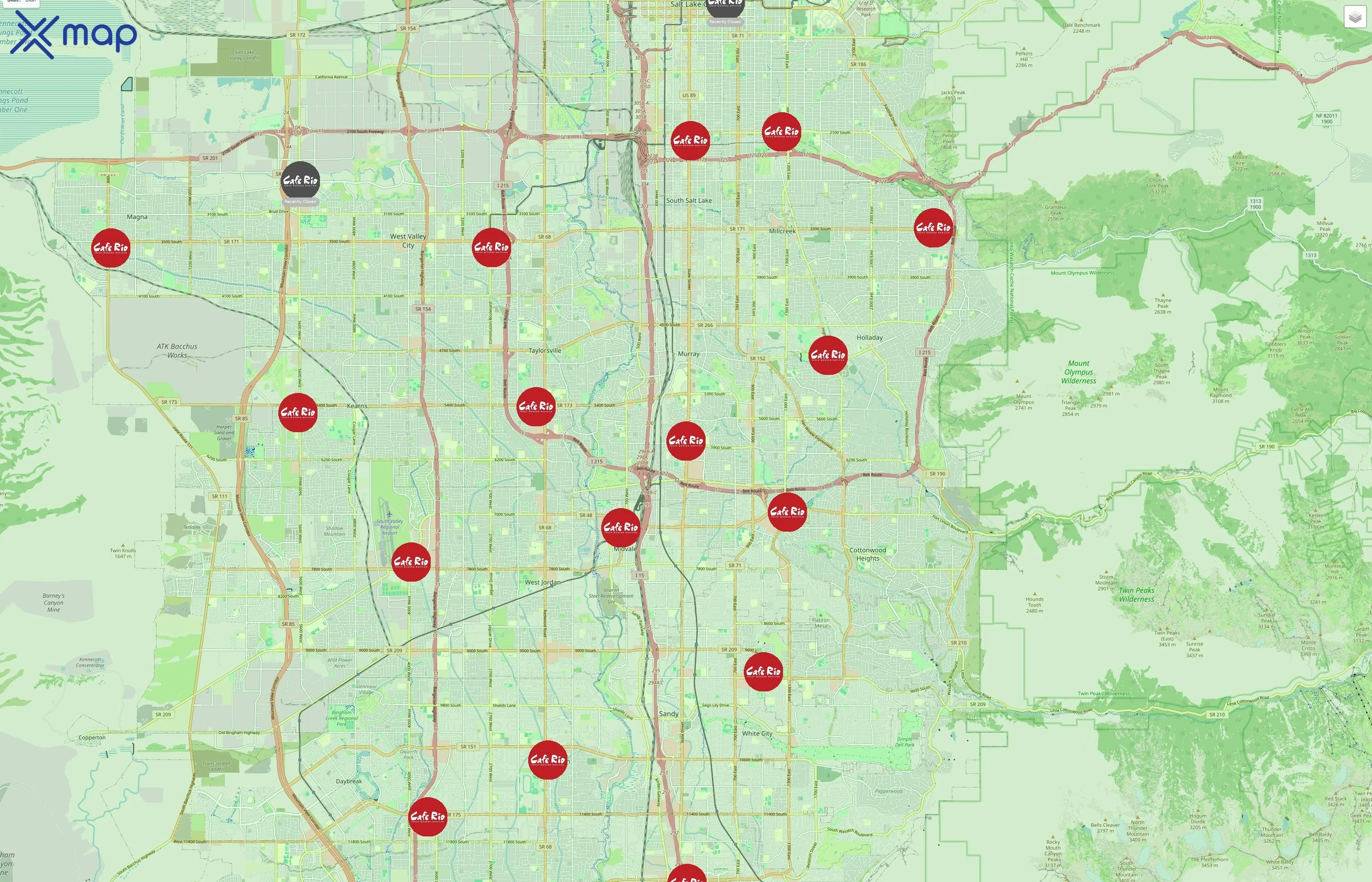 Cafe Rio traffic data