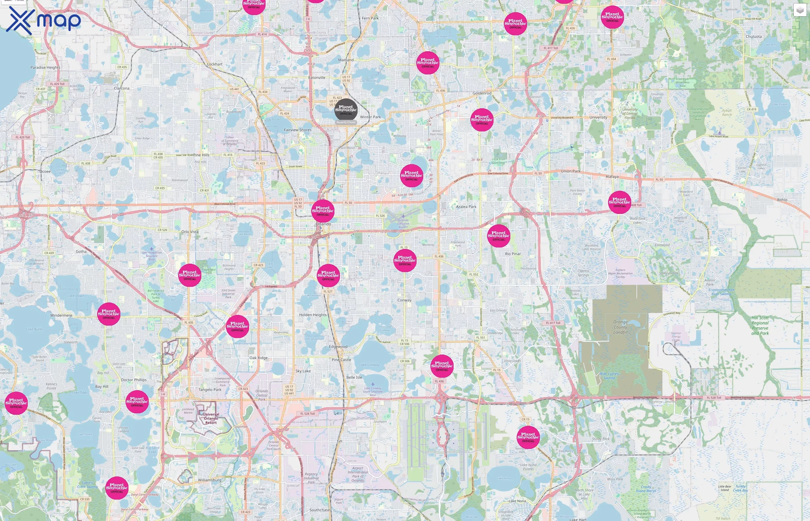 Planet Smoothie traffic data