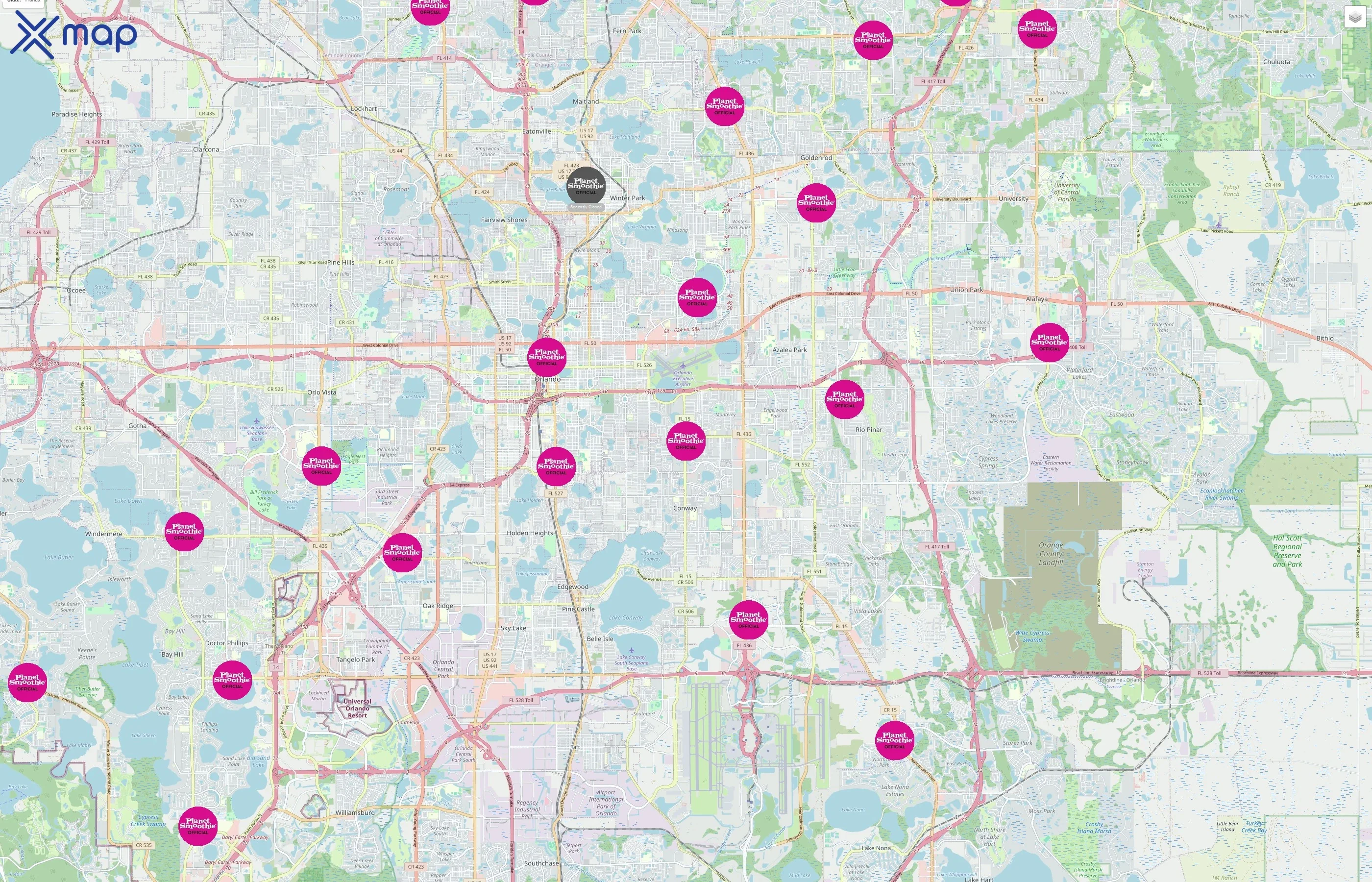 Planet Smoothie traffic data