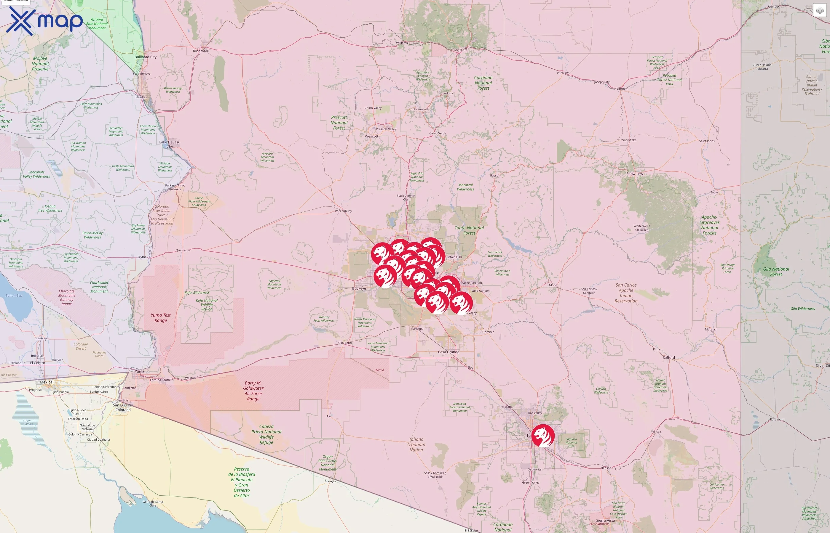 Pei Wei street hotspots