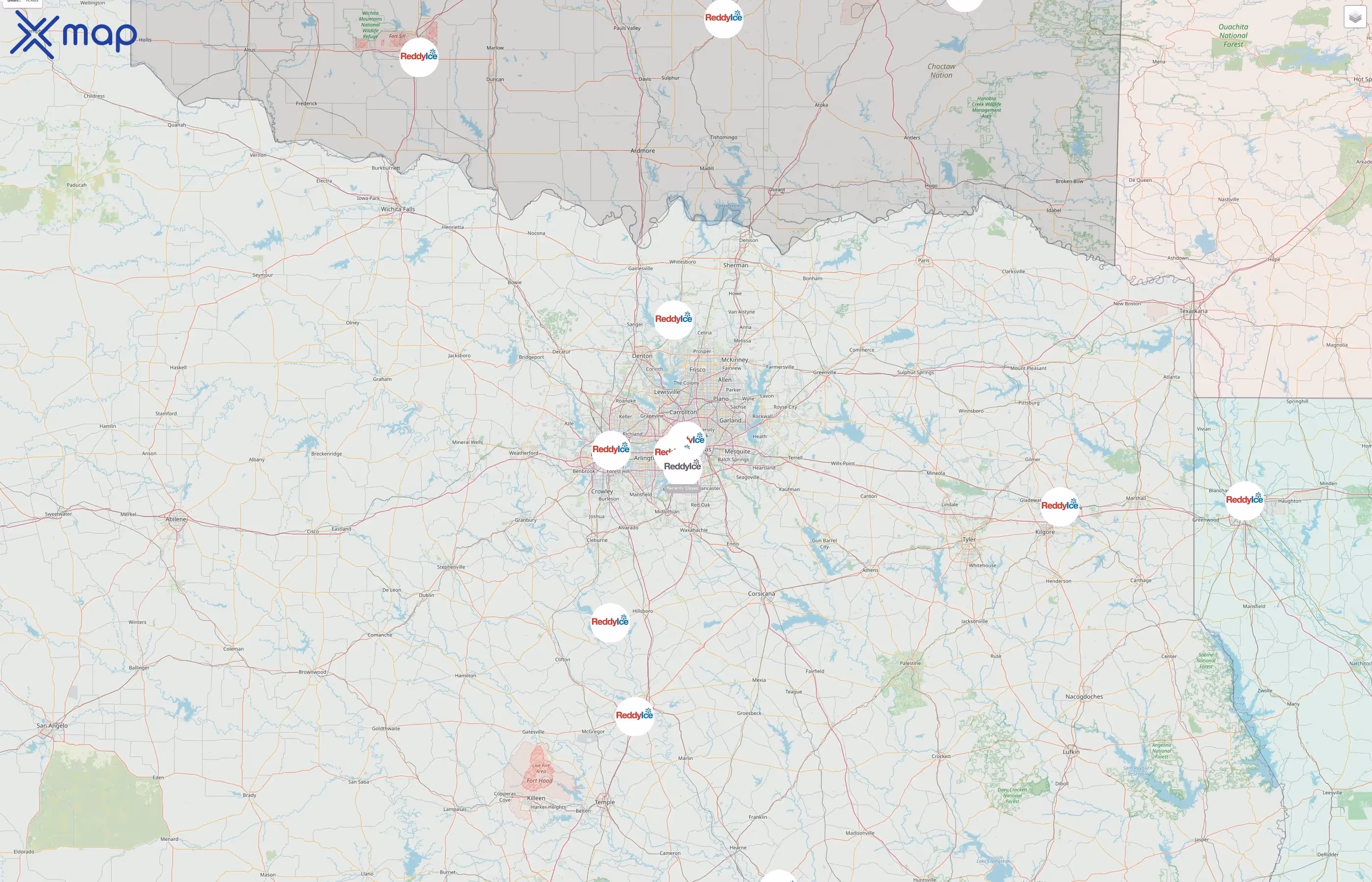 Reddy Ice street hotspots
