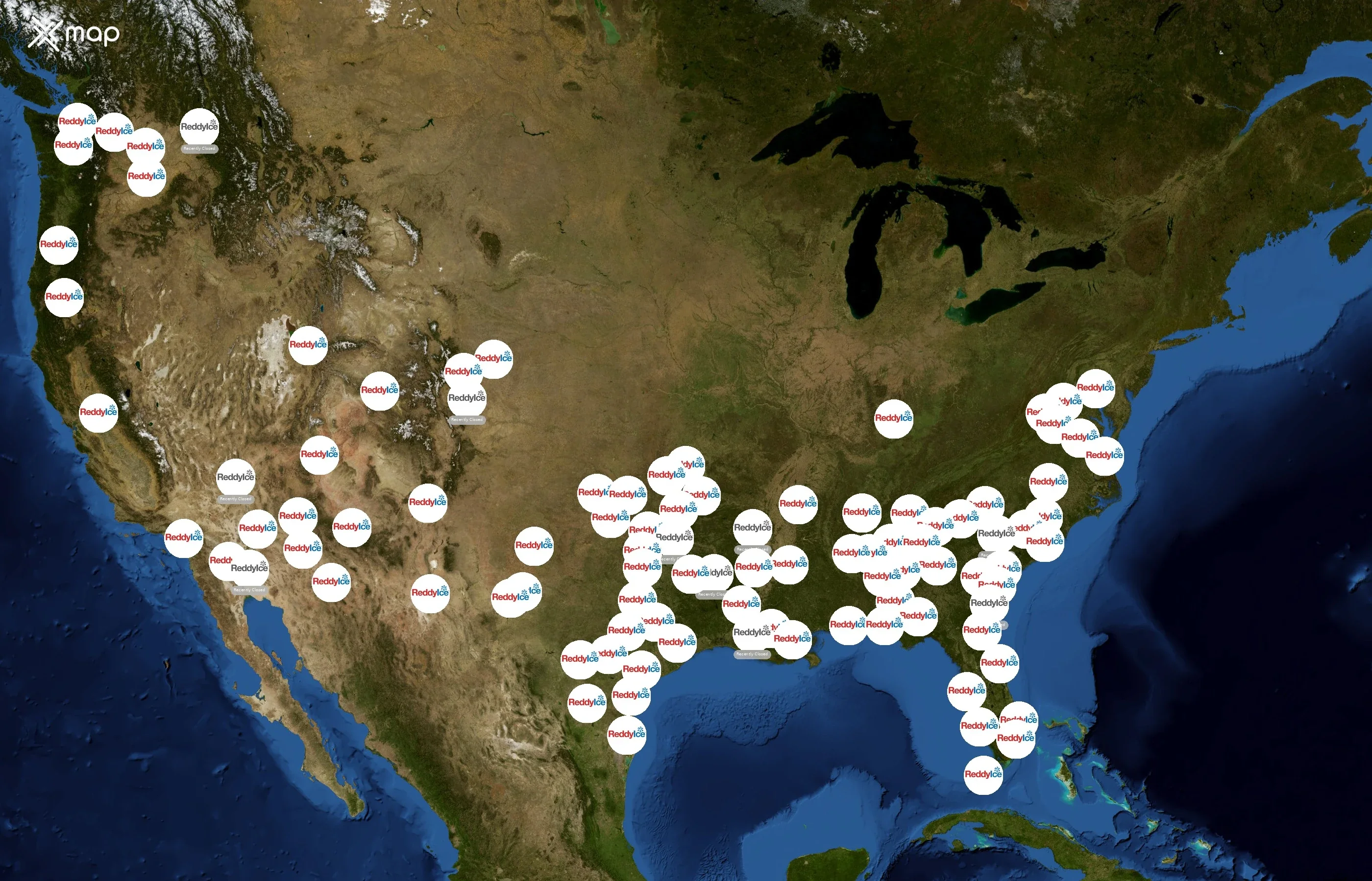 Reddy Ice state distribution