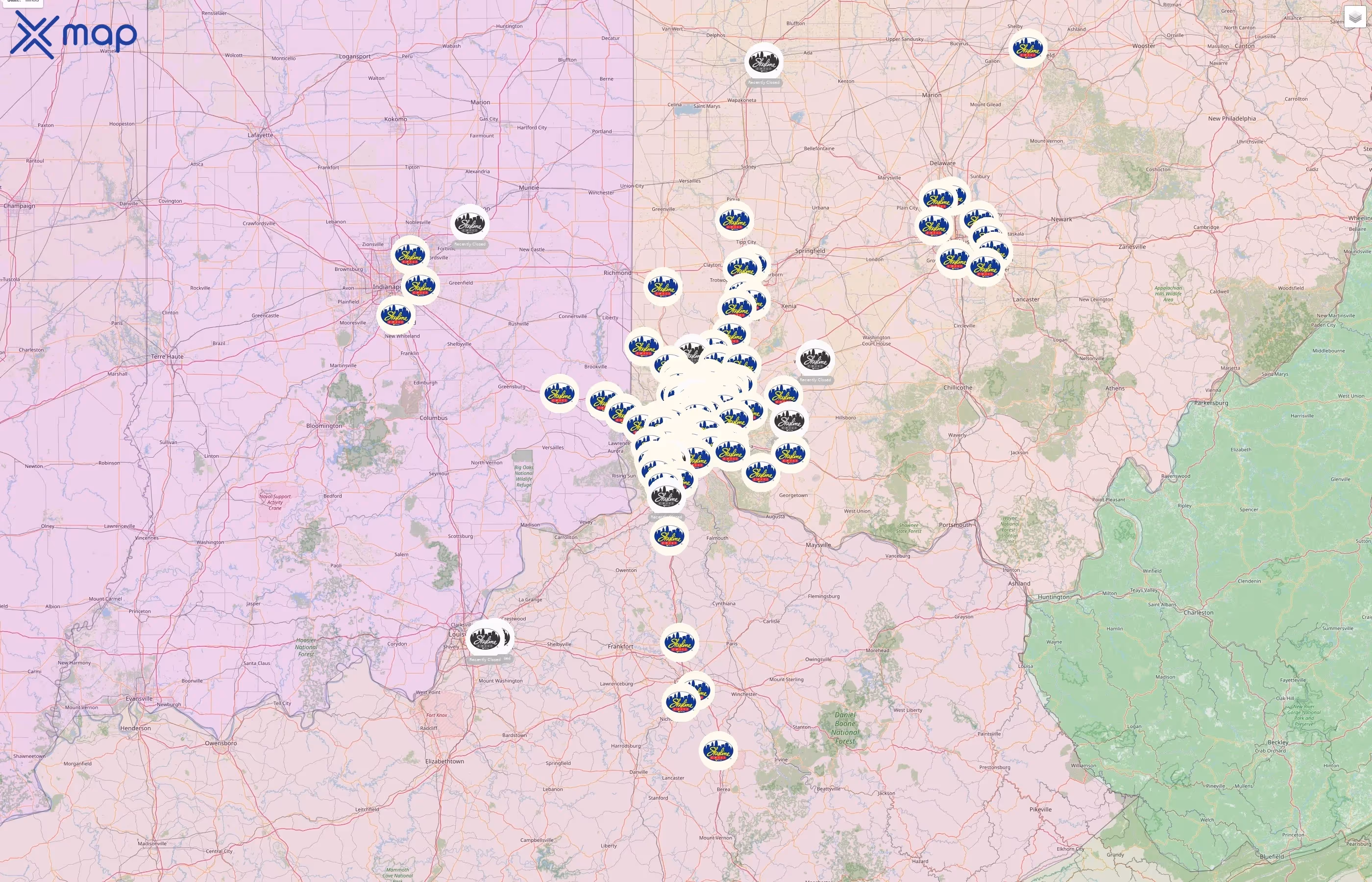 Skyline Chili street hotspots