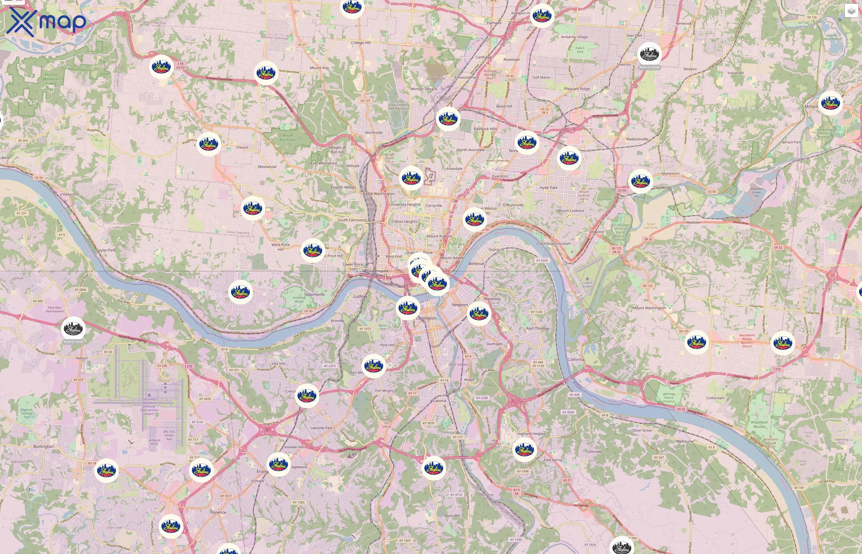 Skyline Chili traffic data