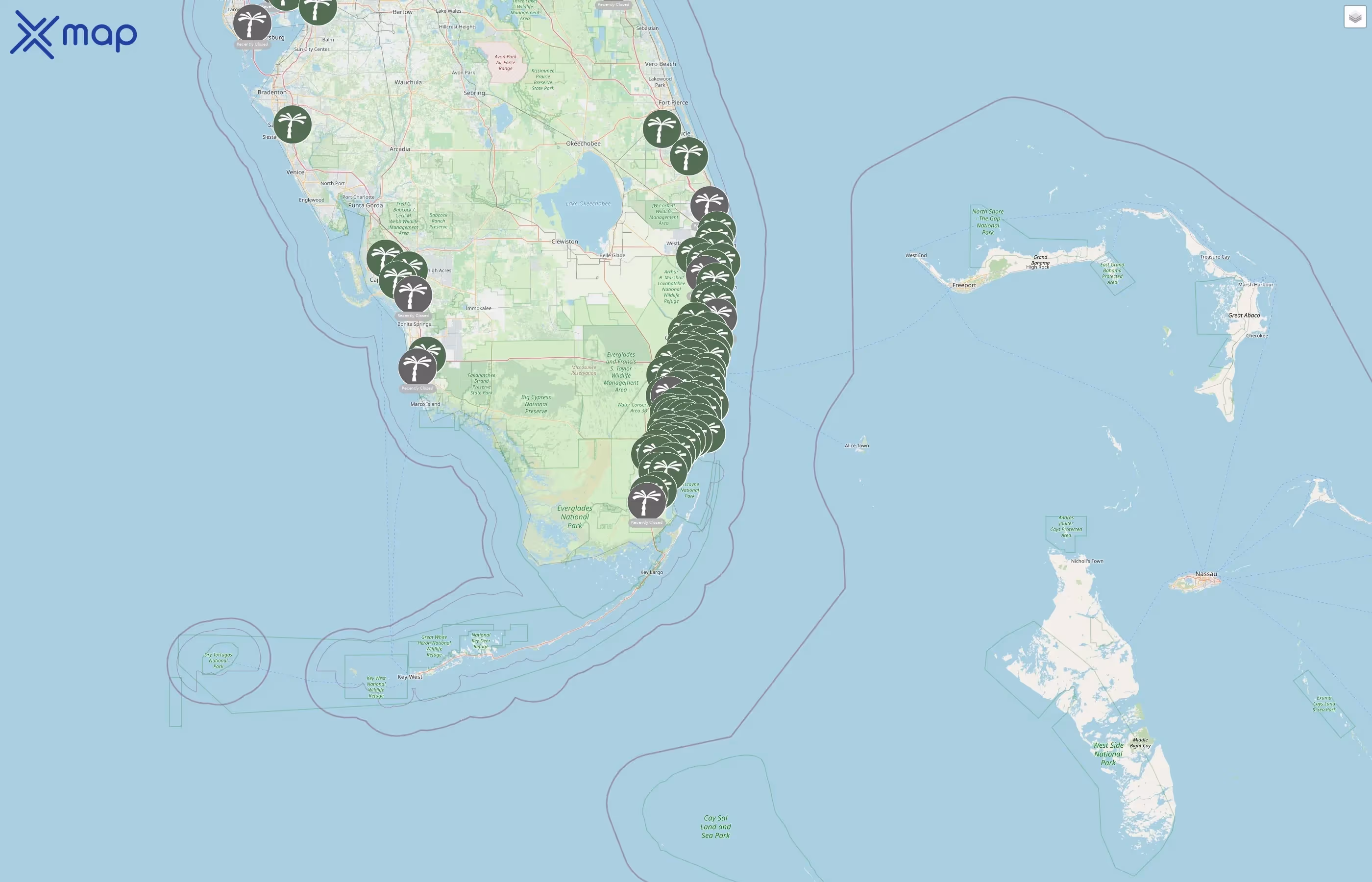 Pollo Tropical street hotspots