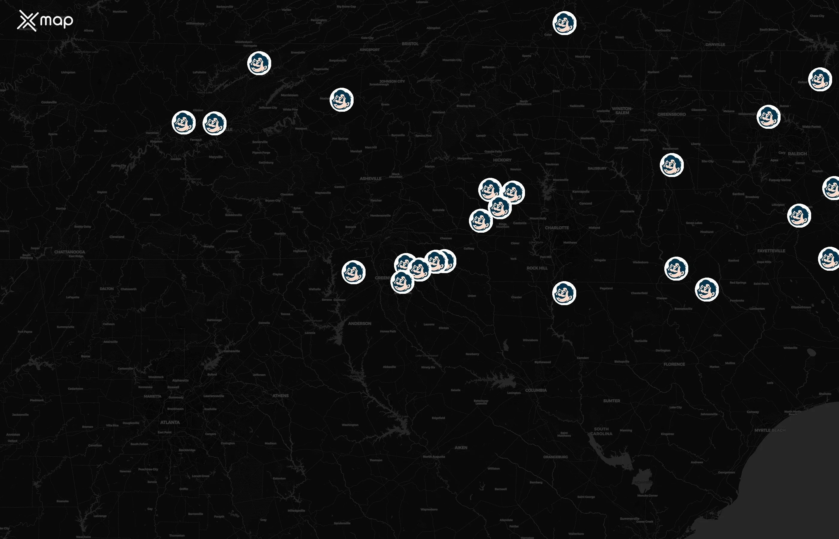 Pizza Inn city distribution
