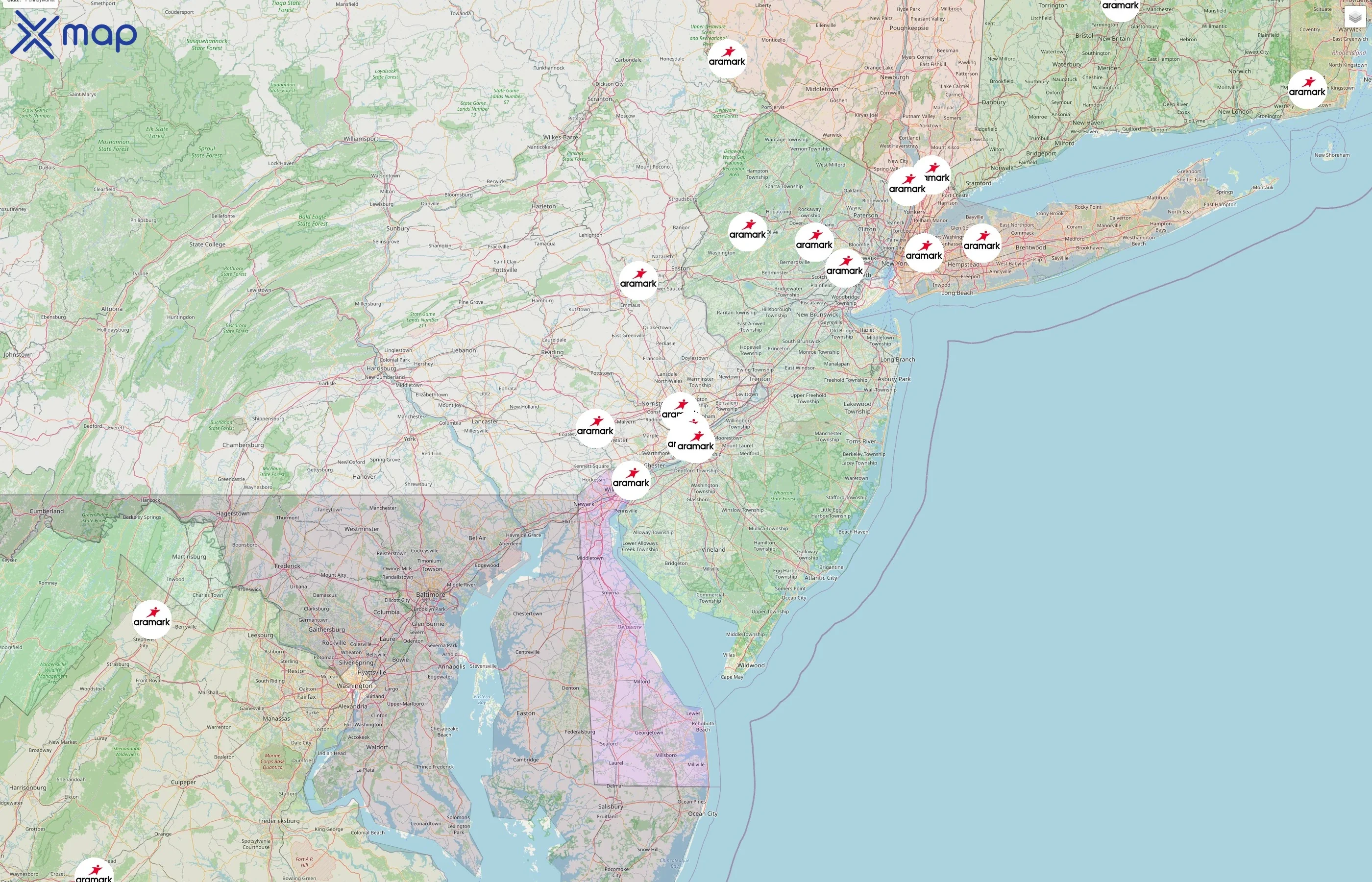 Aramark street hotspots