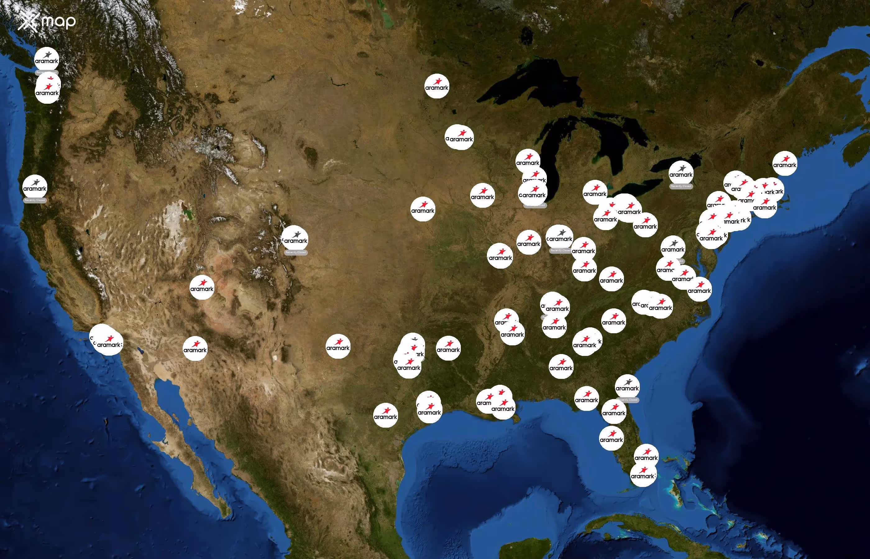 Aramark state distribution