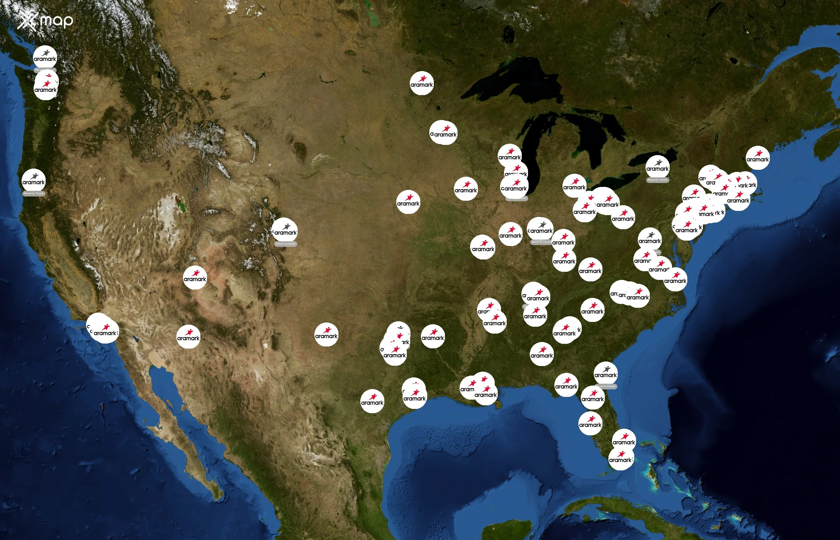 Aramark state distribution