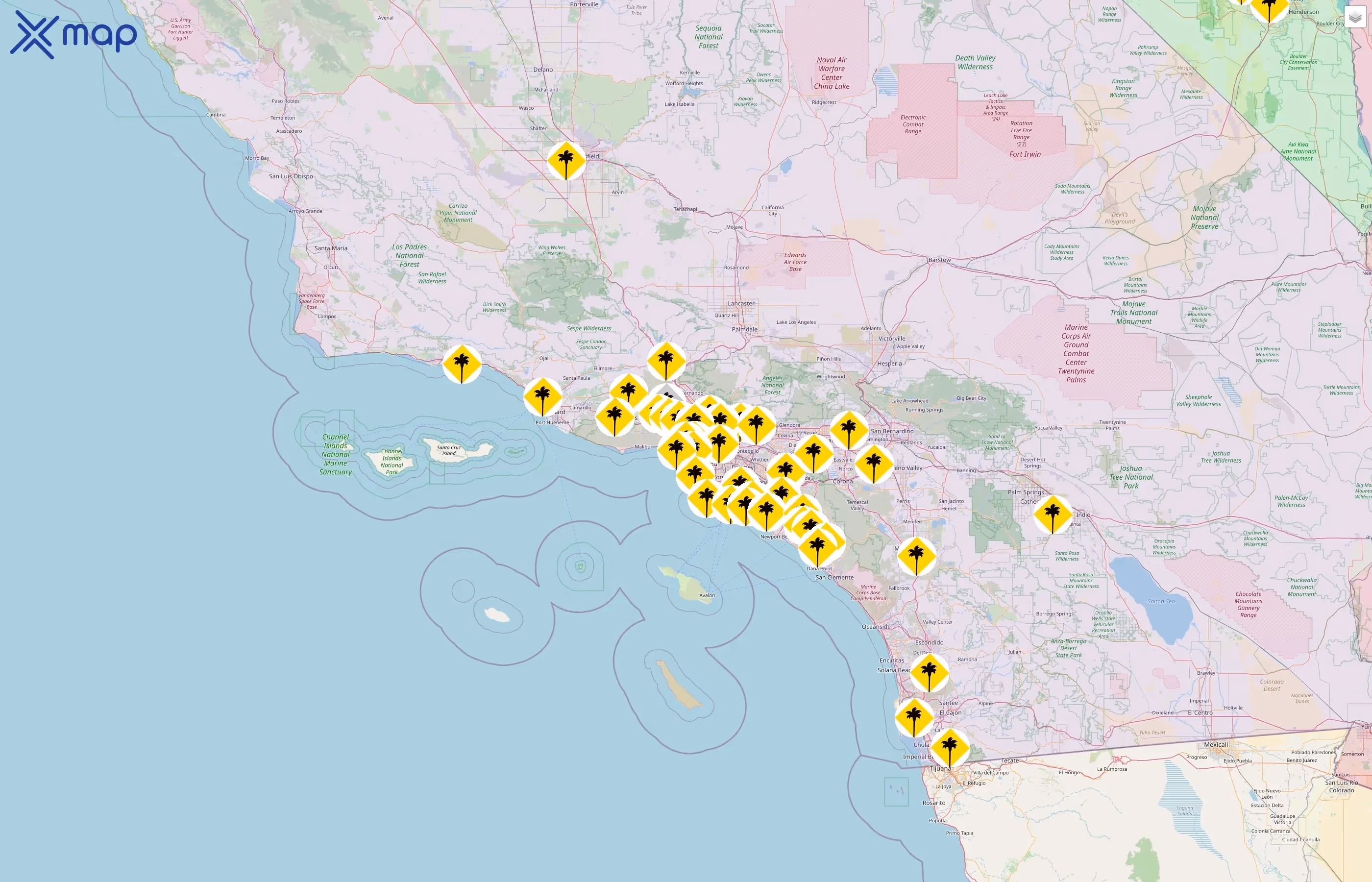 California Pizza Kitchen street hotspots