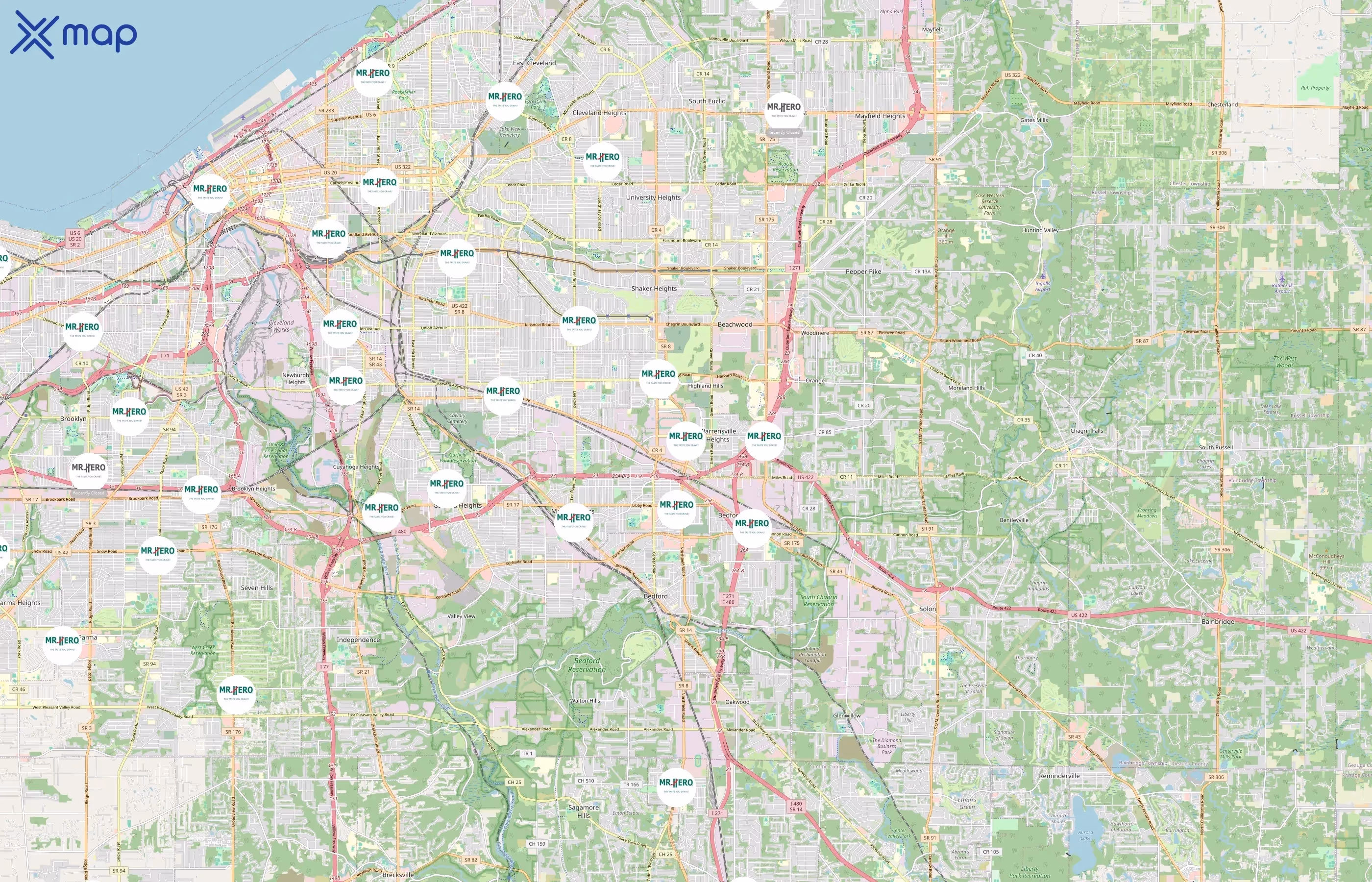 Mr. Hero area coverage