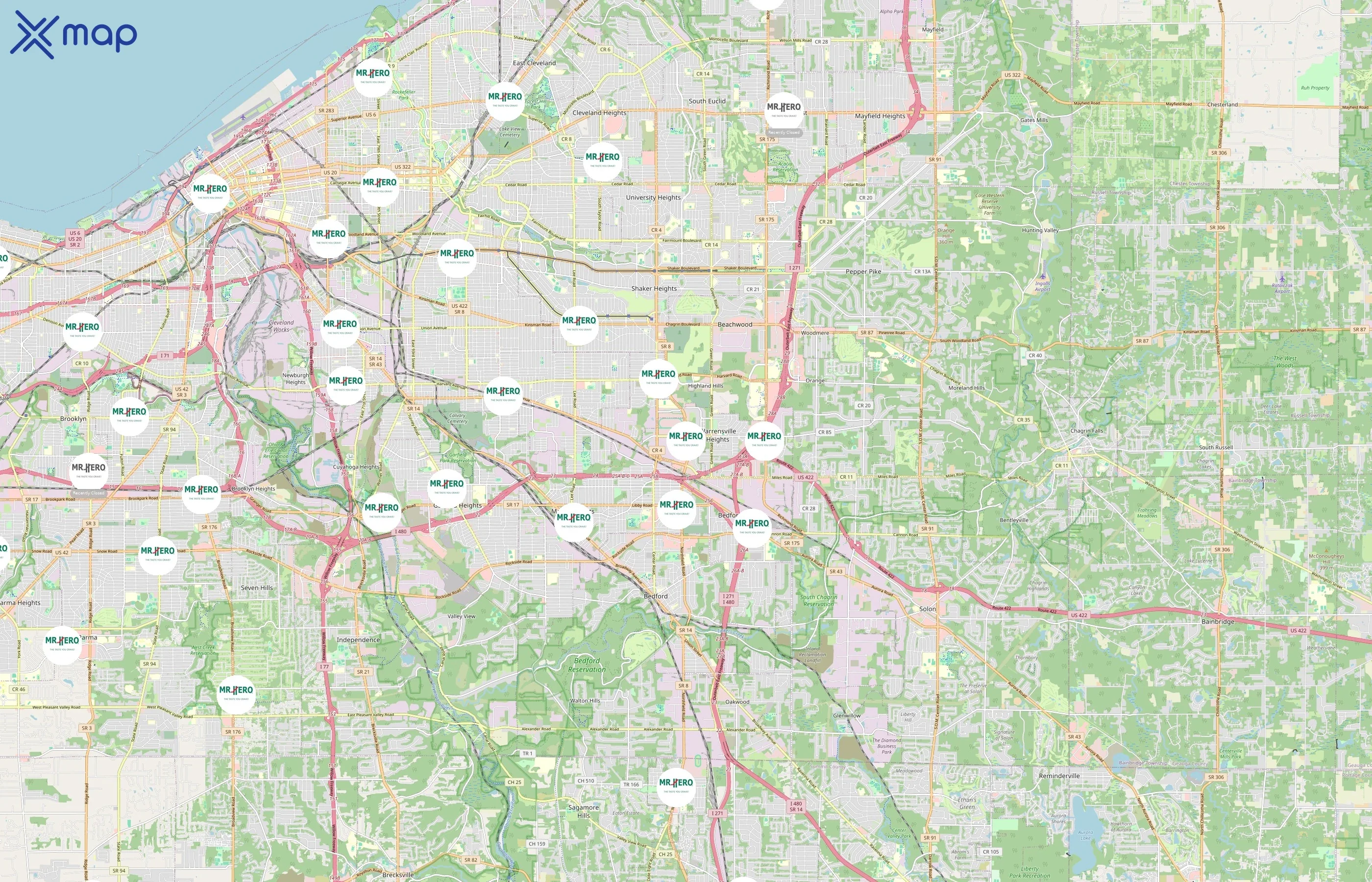 Mr. Hero area coverage