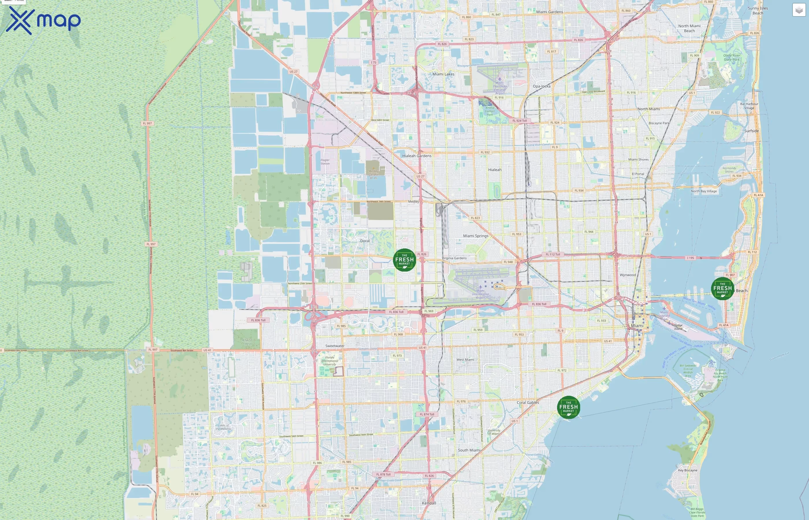 The Fresh Market traffic data