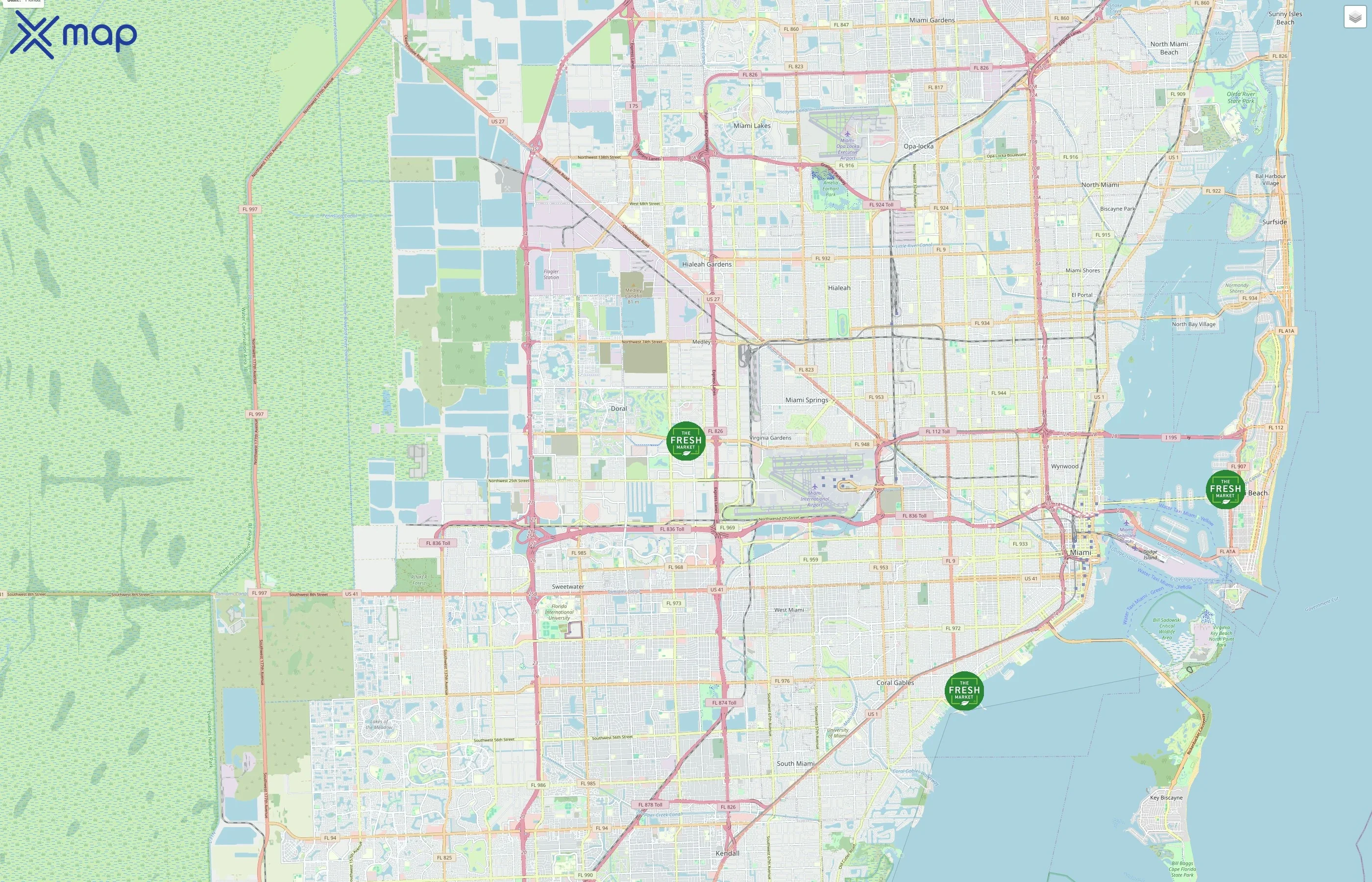 The Fresh Market traffic data