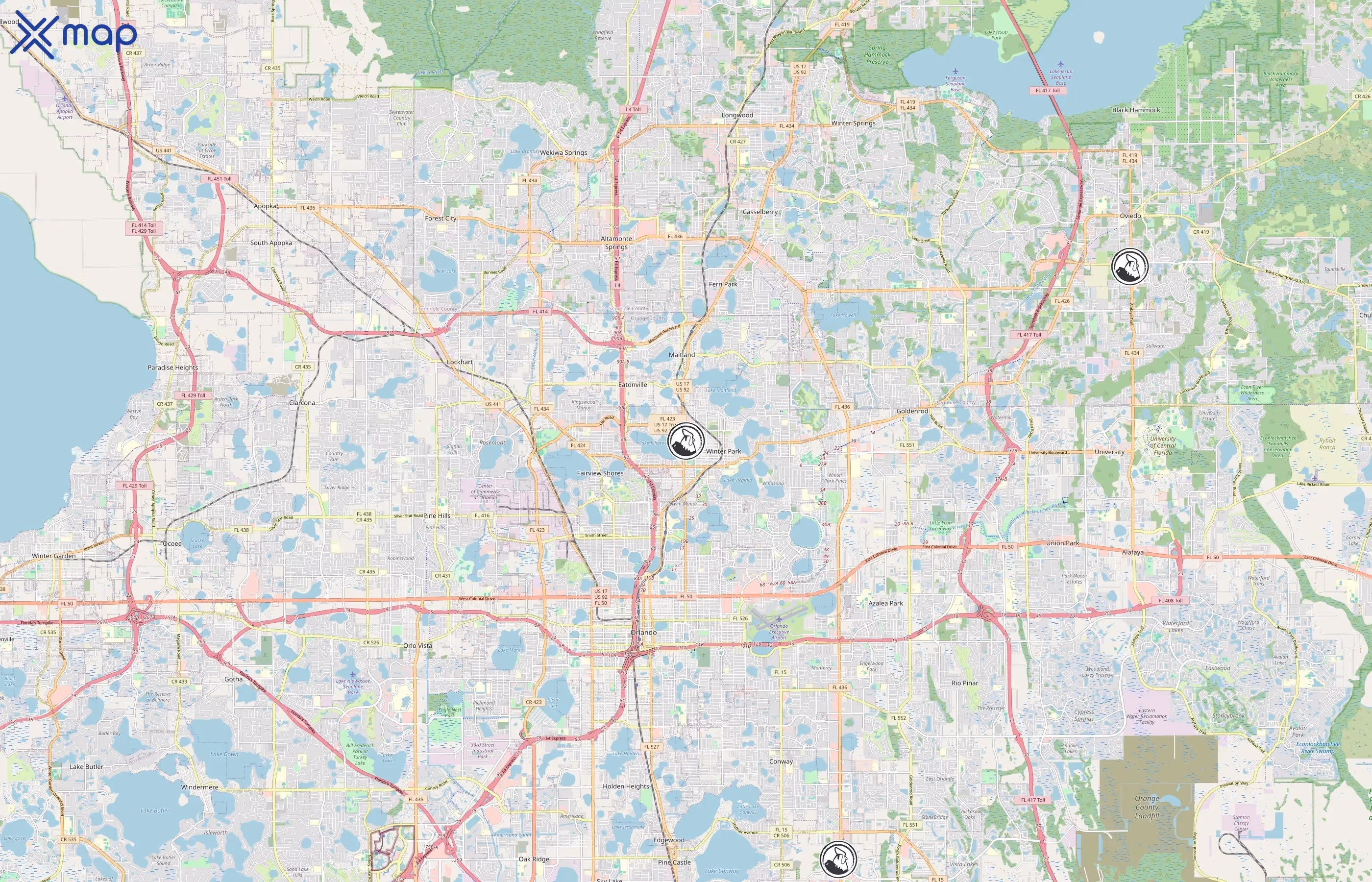 Another Broken Egg Cafe area coverage