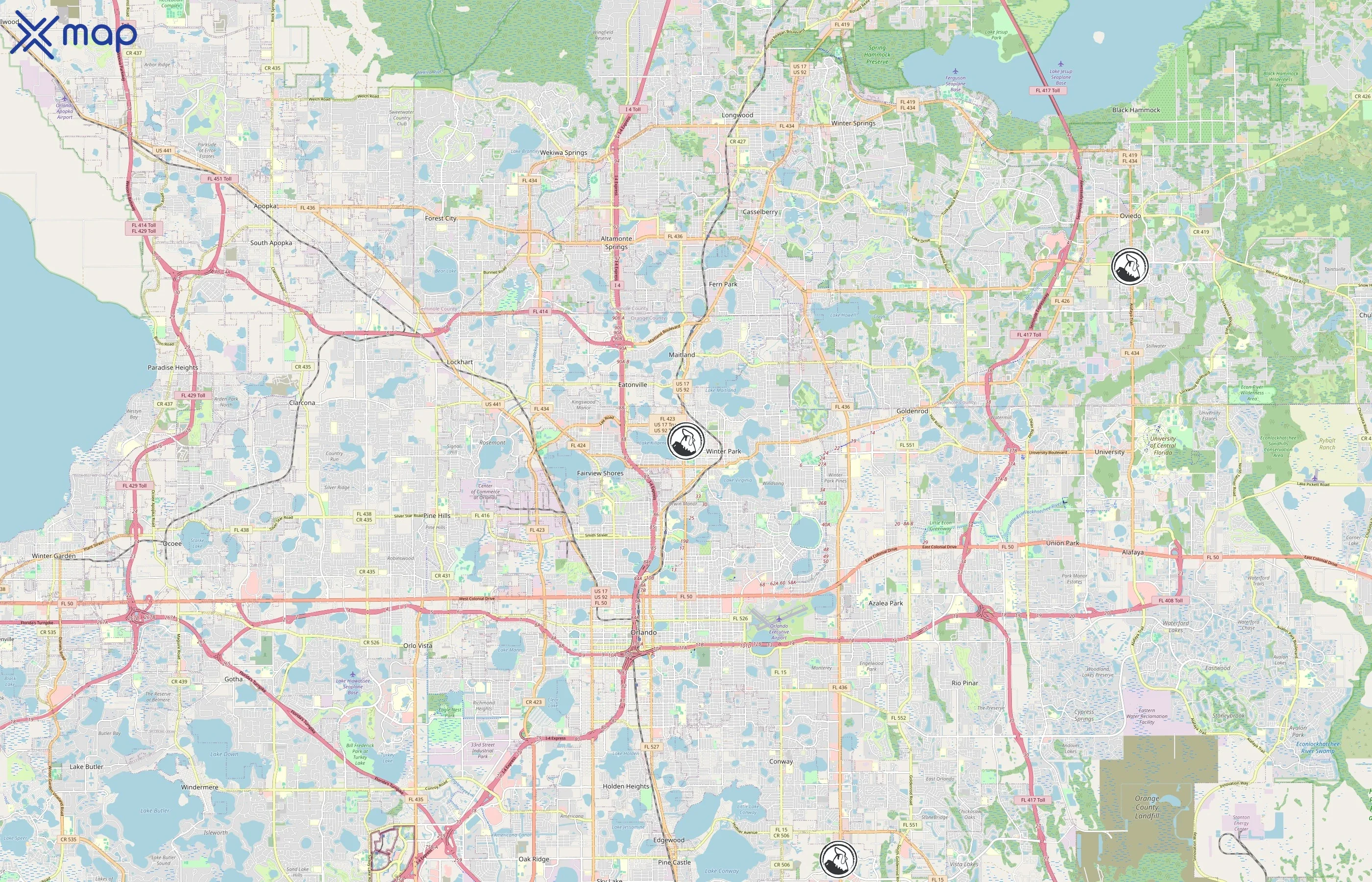 Another Broken Egg Cafe area coverage