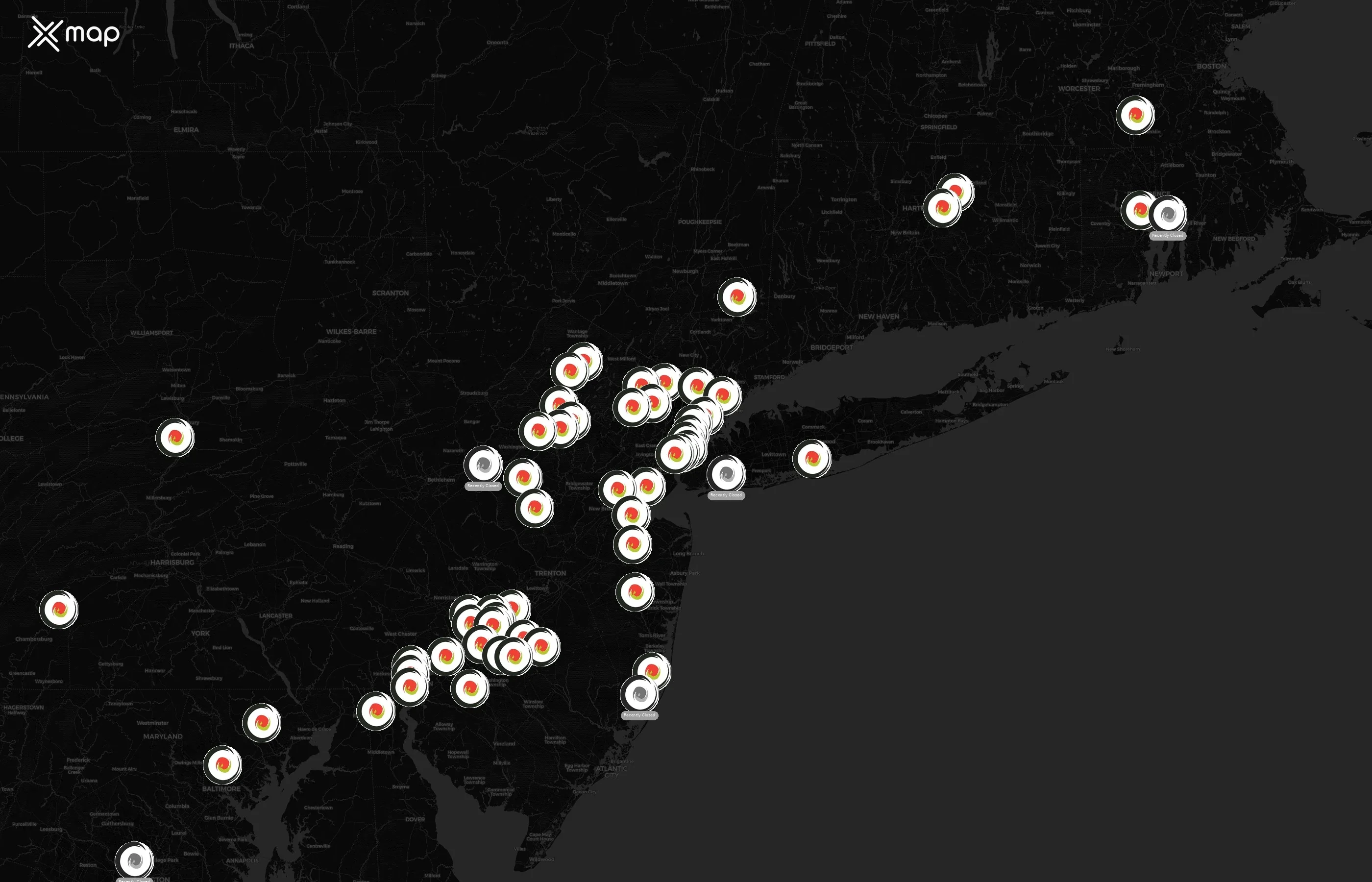Bento Sushi city distribution