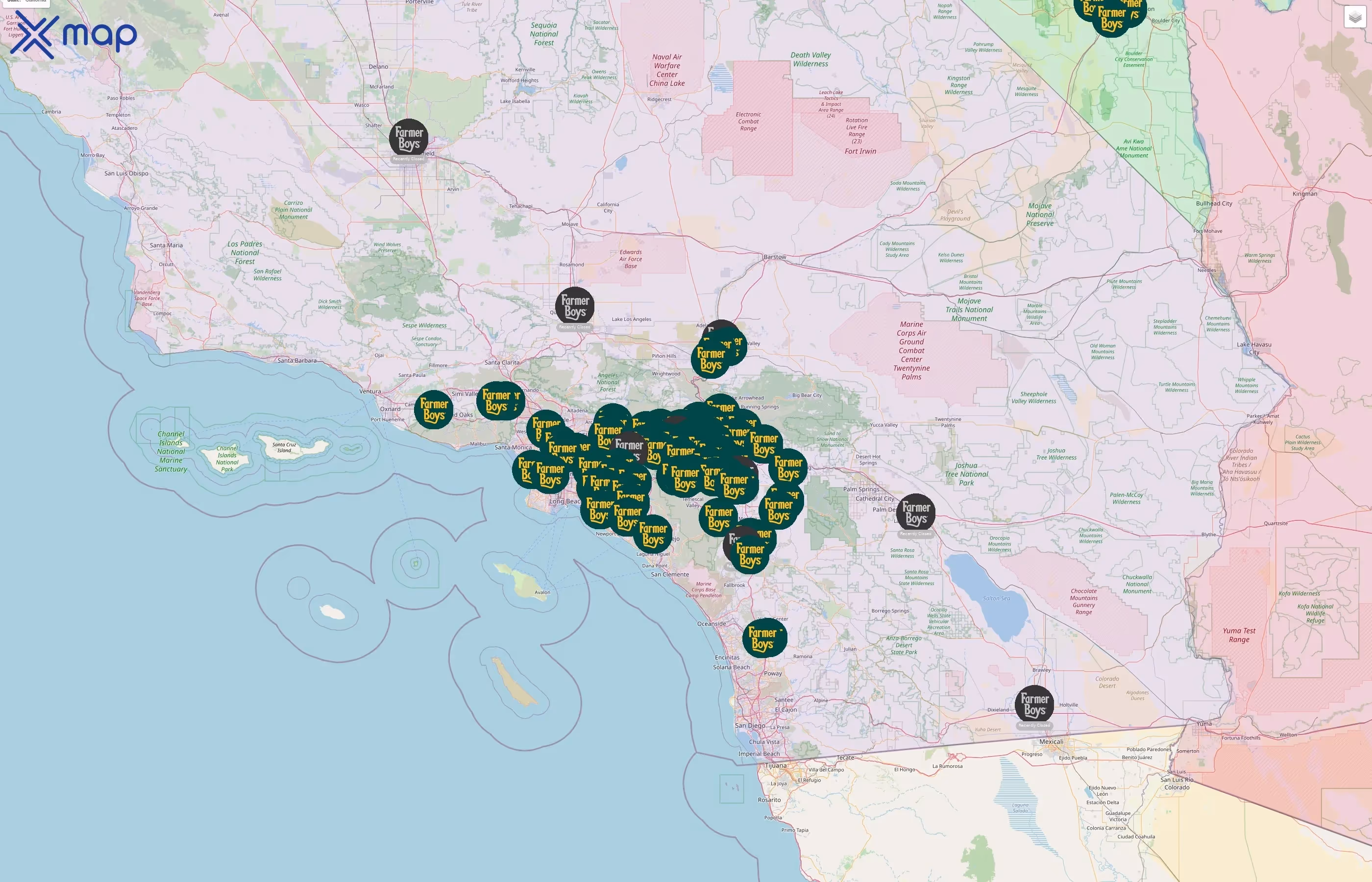 Farmer Boys street hotspots