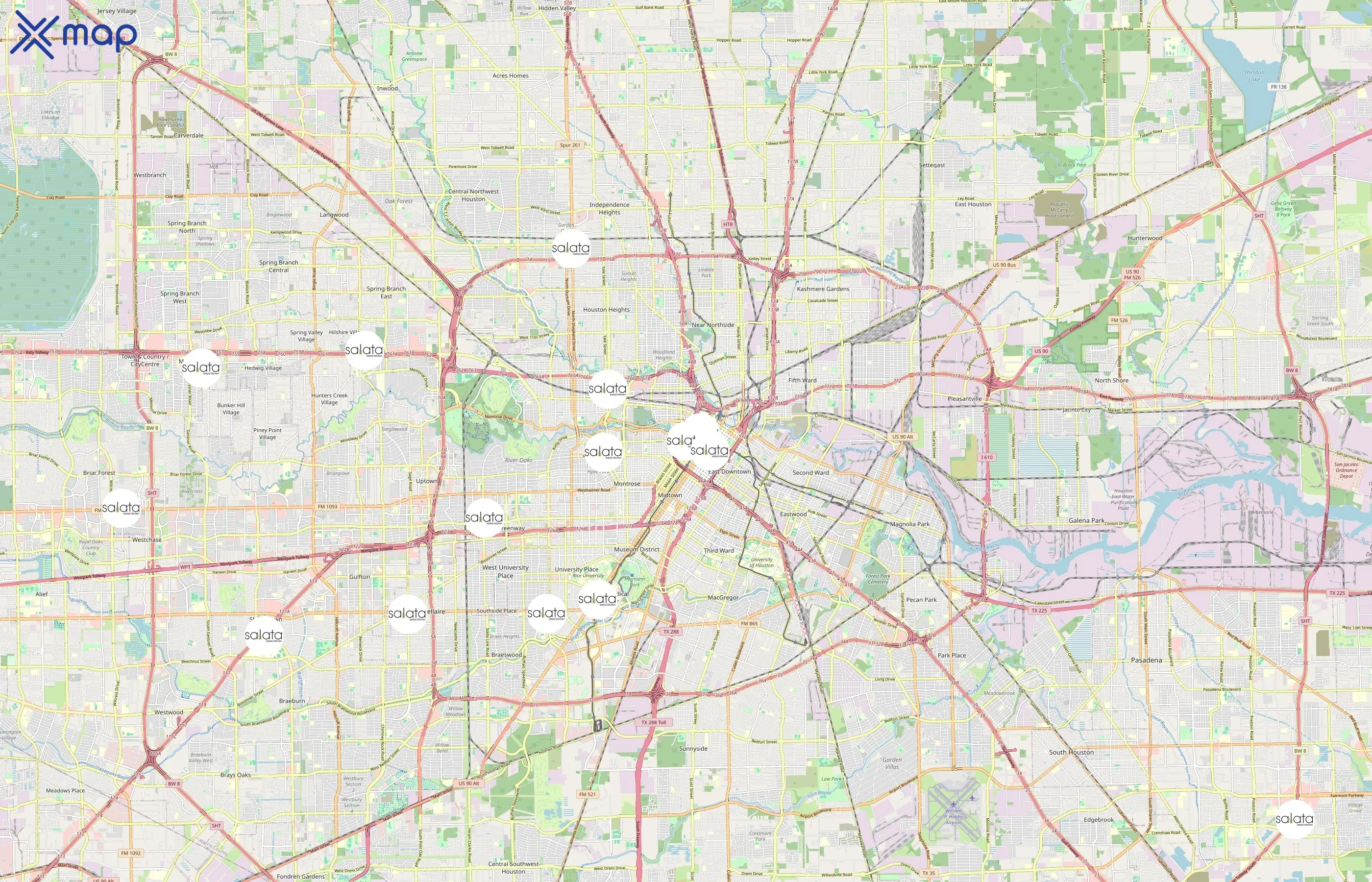 Salata area coverage