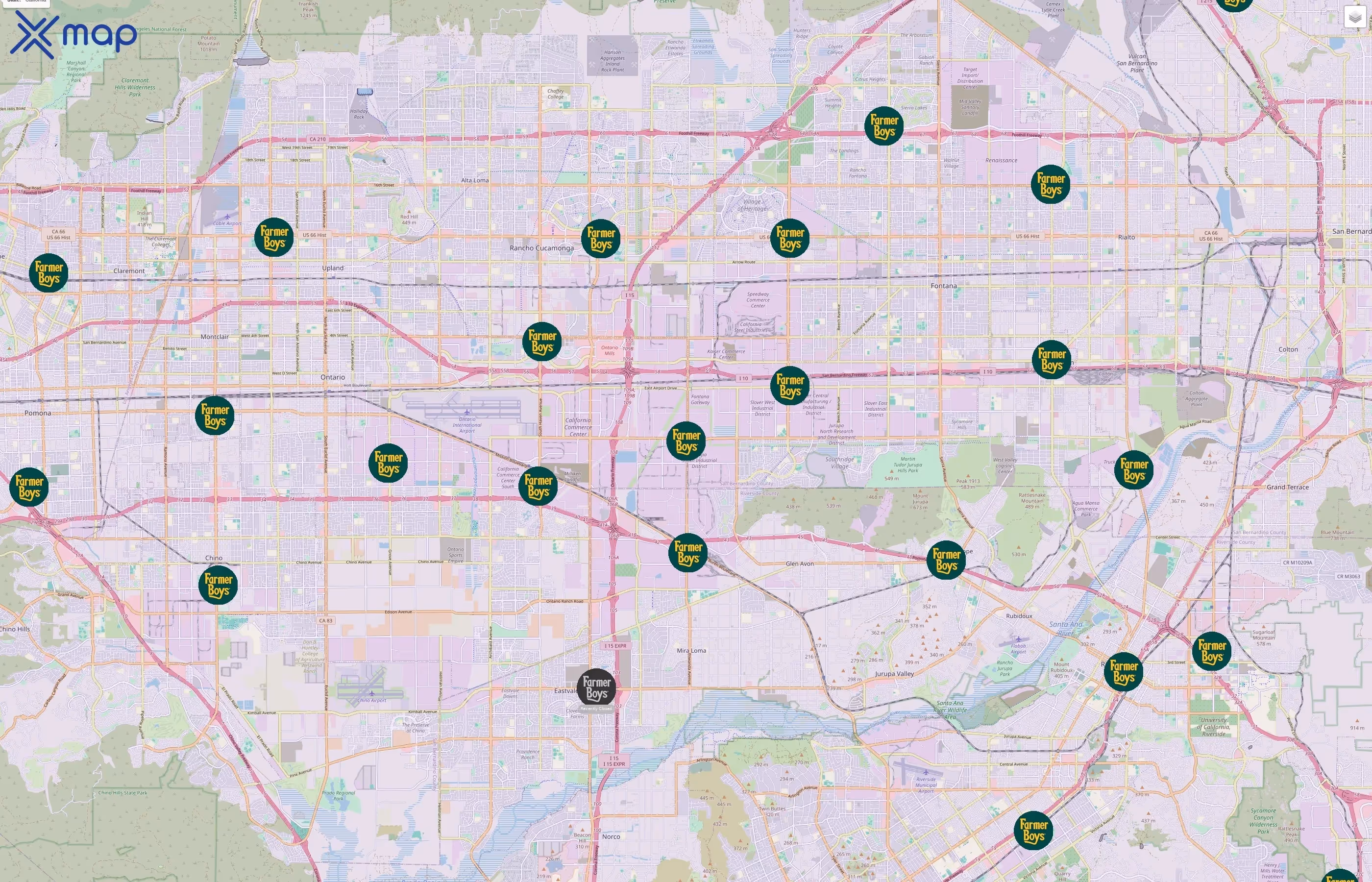 Farmer Boys traffic data