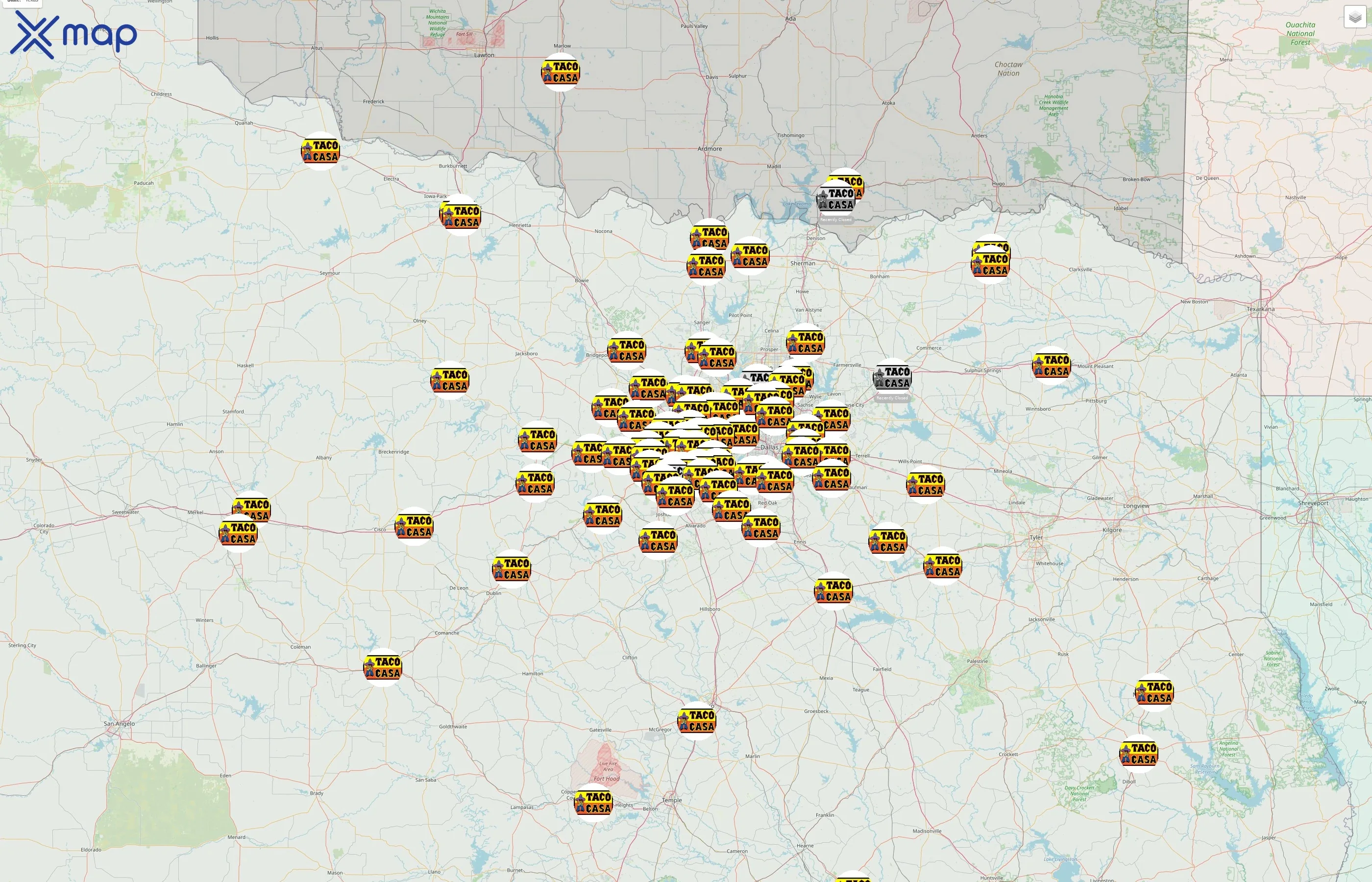 Taco Casa street hotspots
