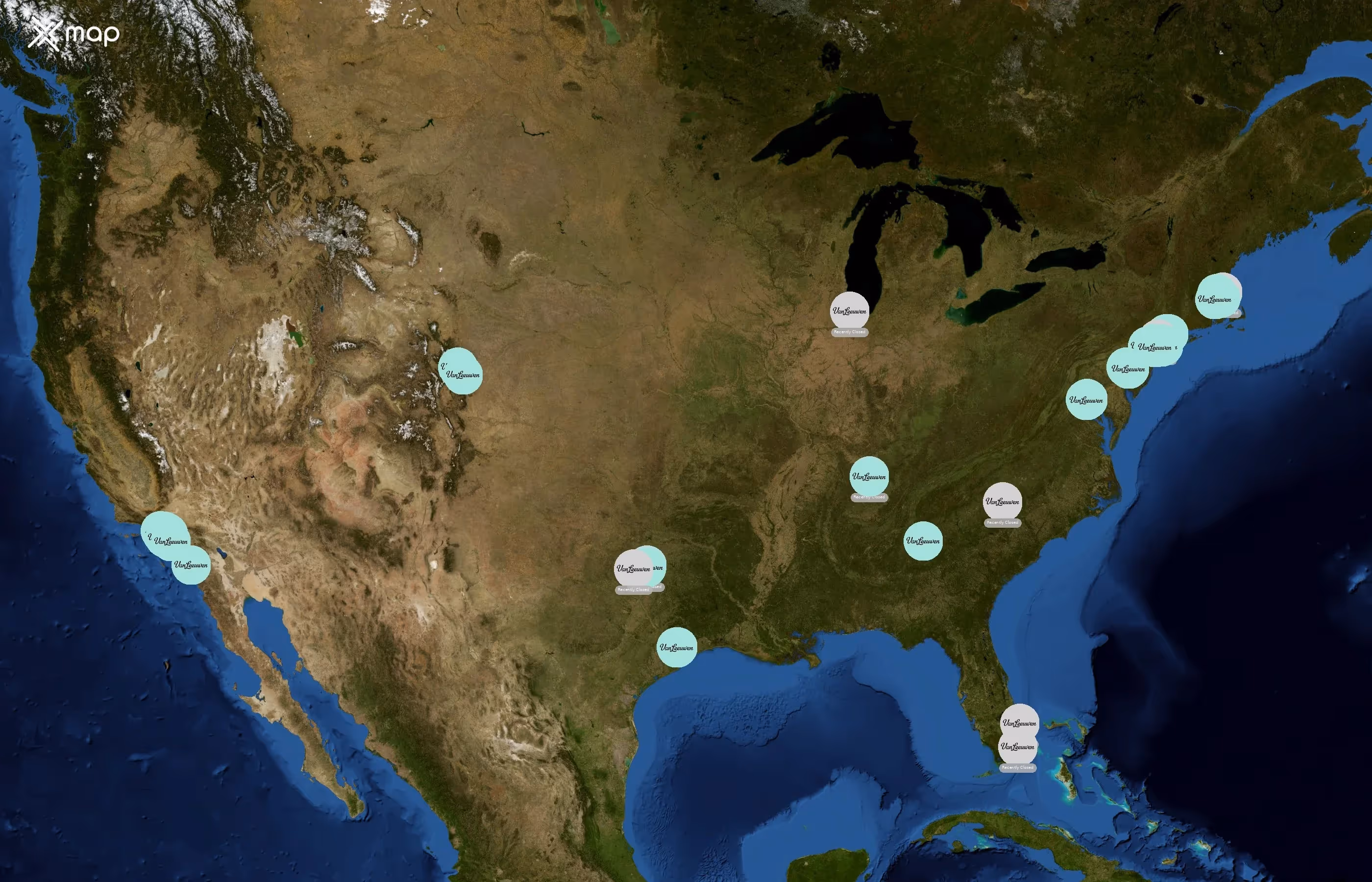 Van Leeuwen Ice Cream state distribution