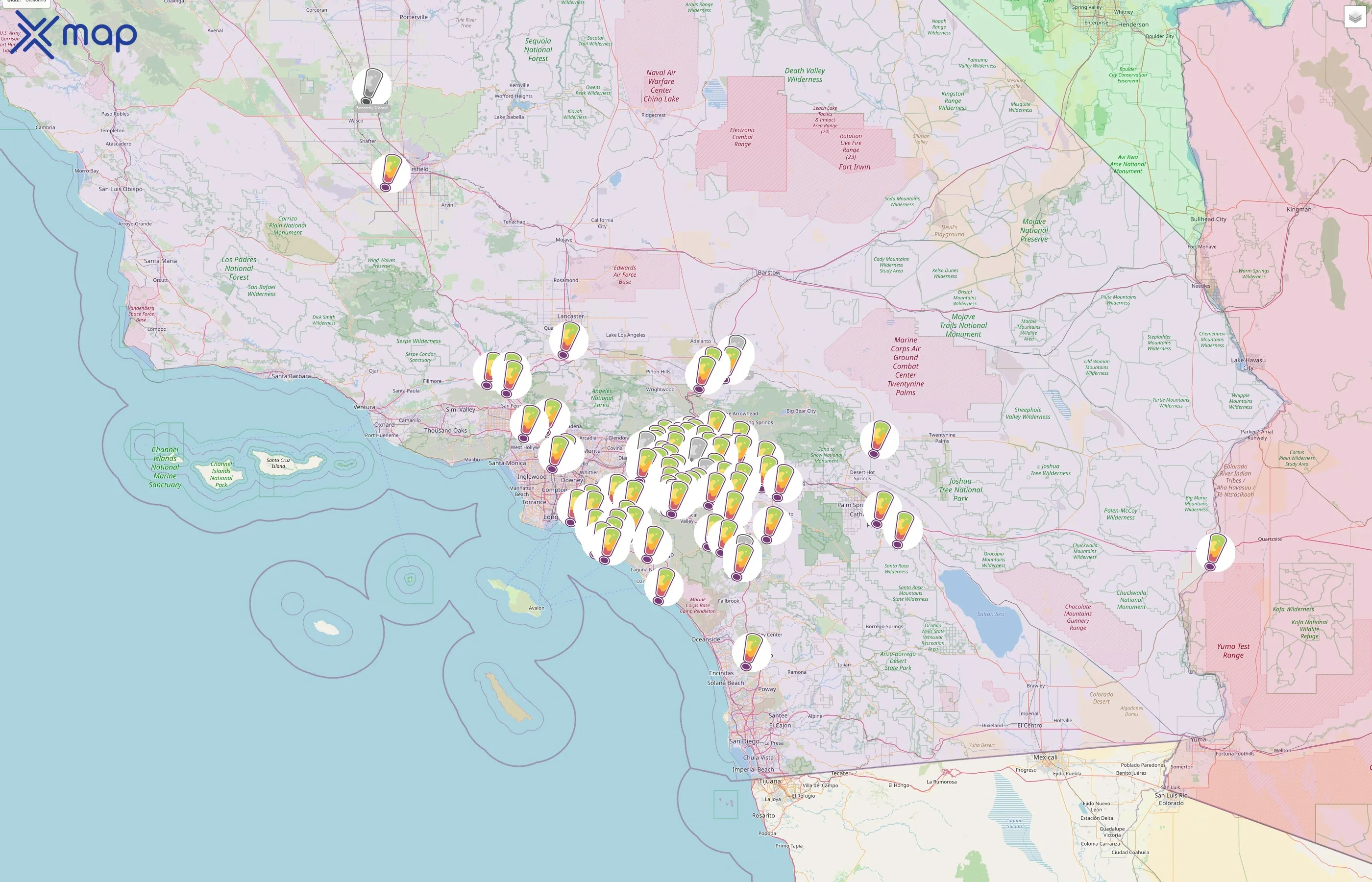Juice It Up! street hotspots