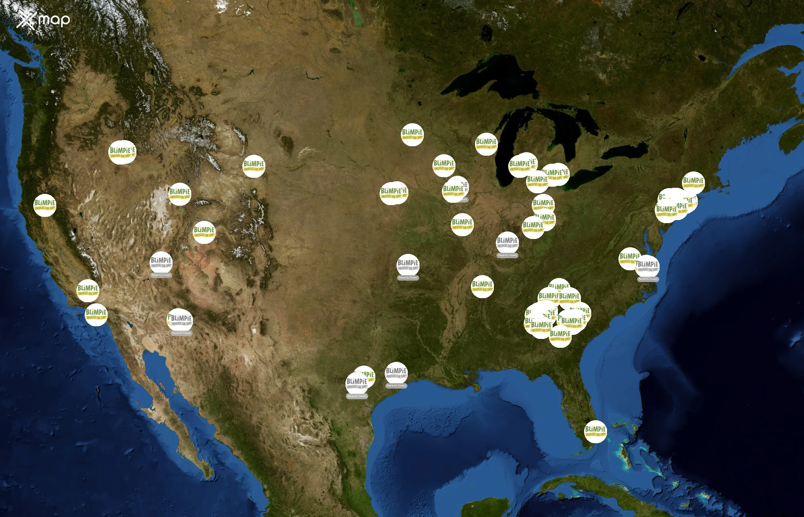 Blimpie state distribution