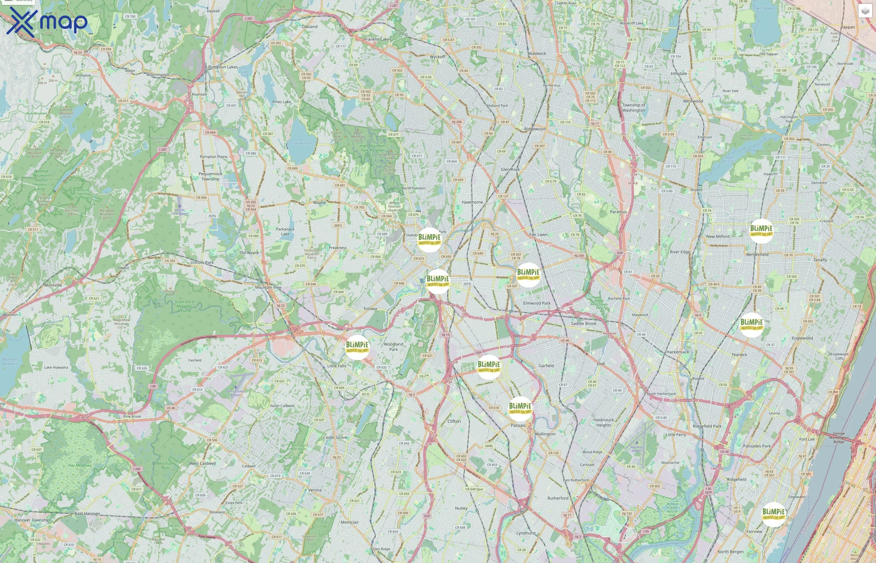 Blimpie traffic data