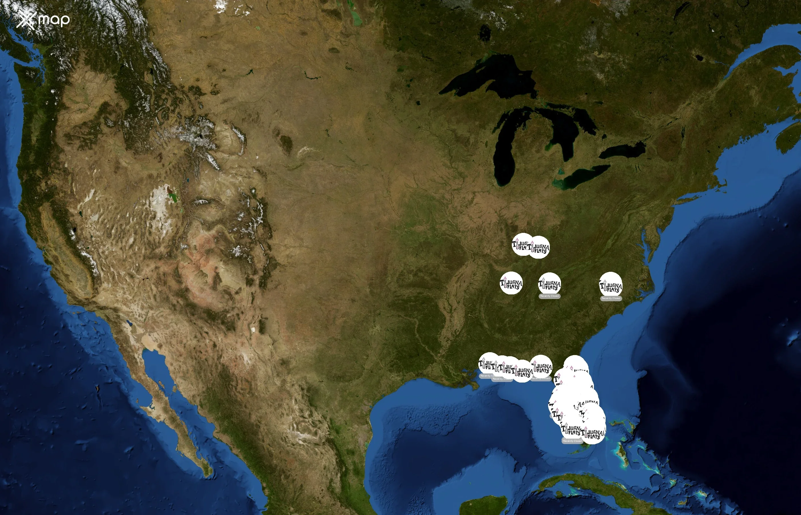 Tijuana Flats state distribution