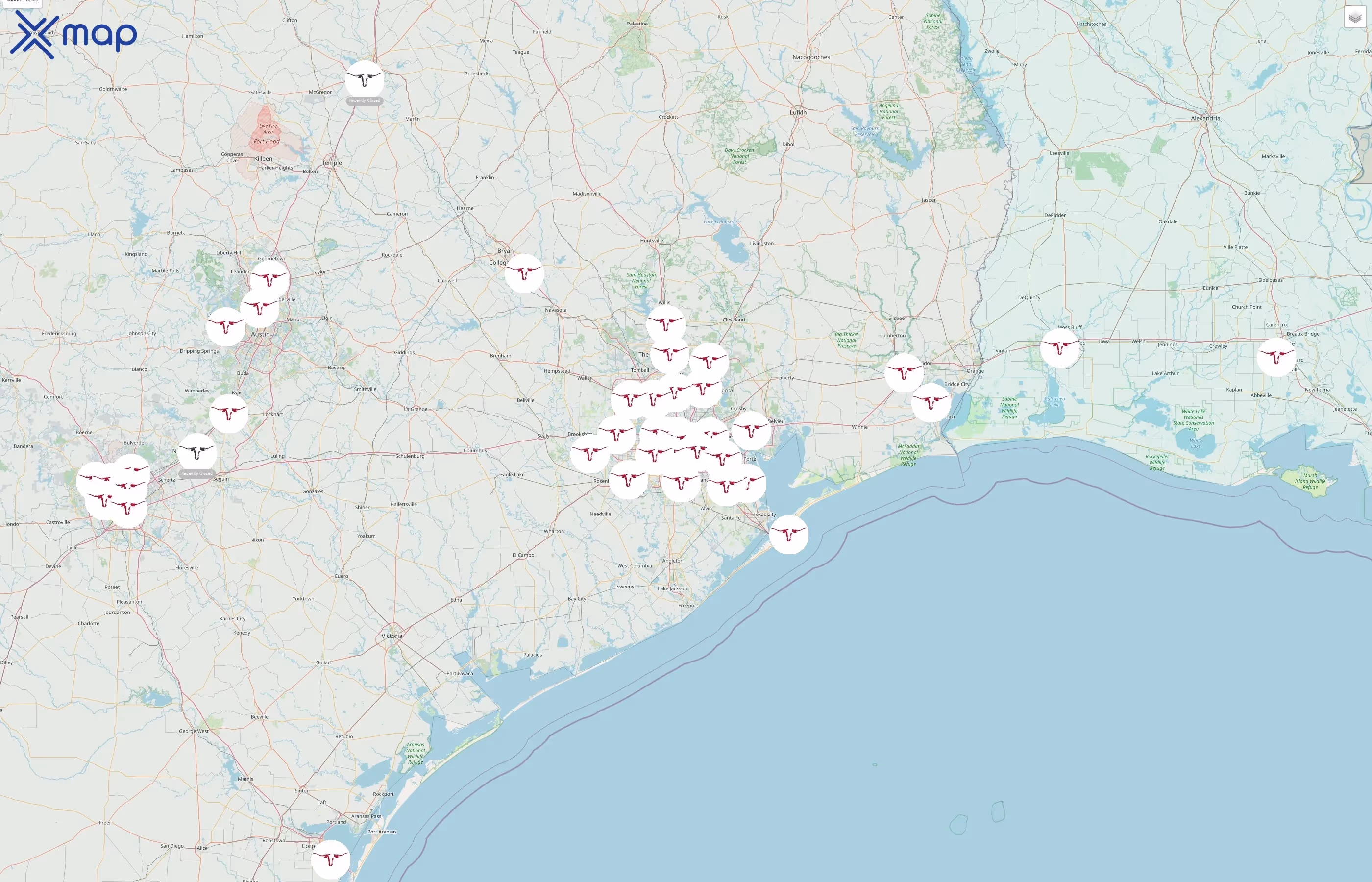 Saltgrass Steak House street hotspots