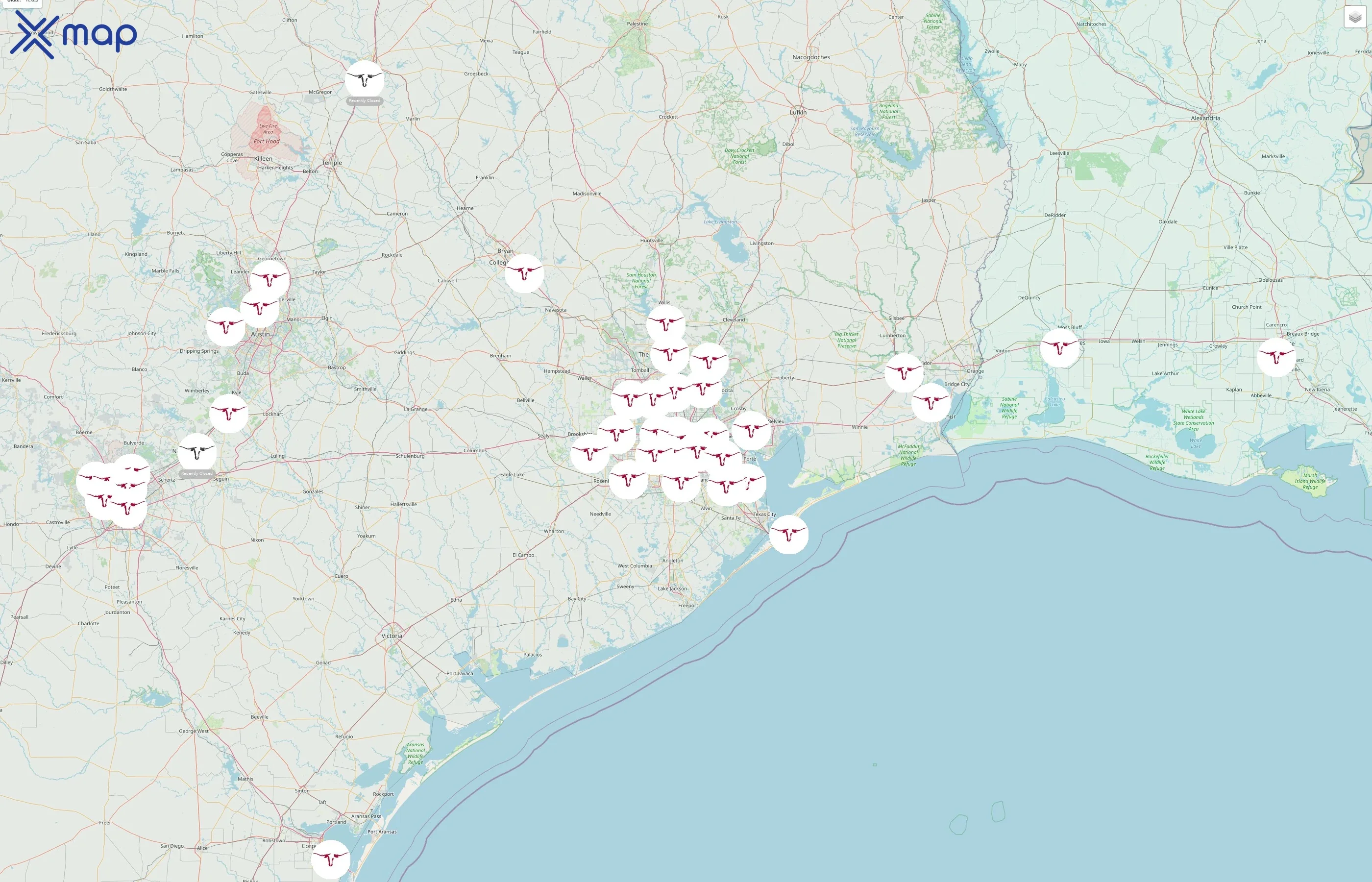 Saltgrass Steak House street hotspots