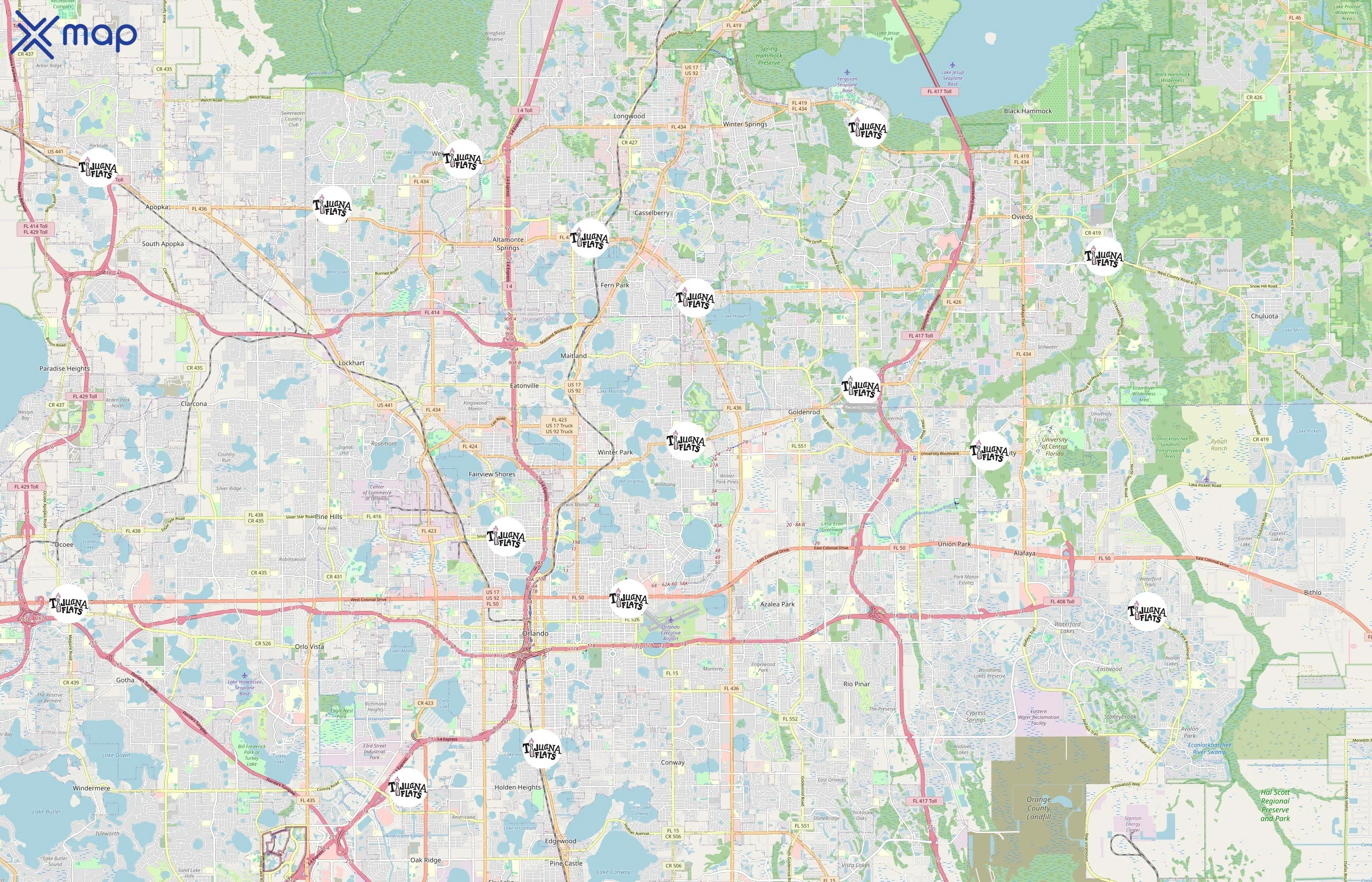 Tijuana Flats area coverage