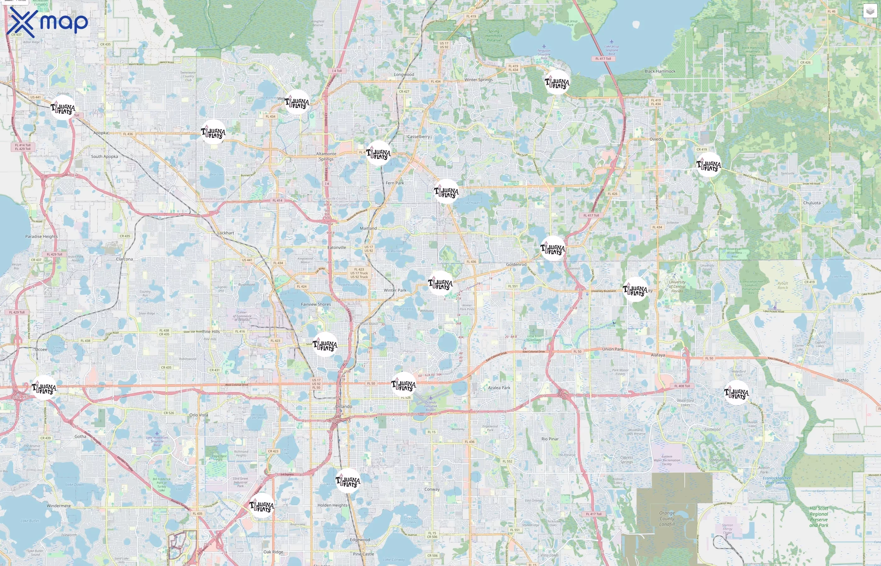 Tijuana Flats traffic data