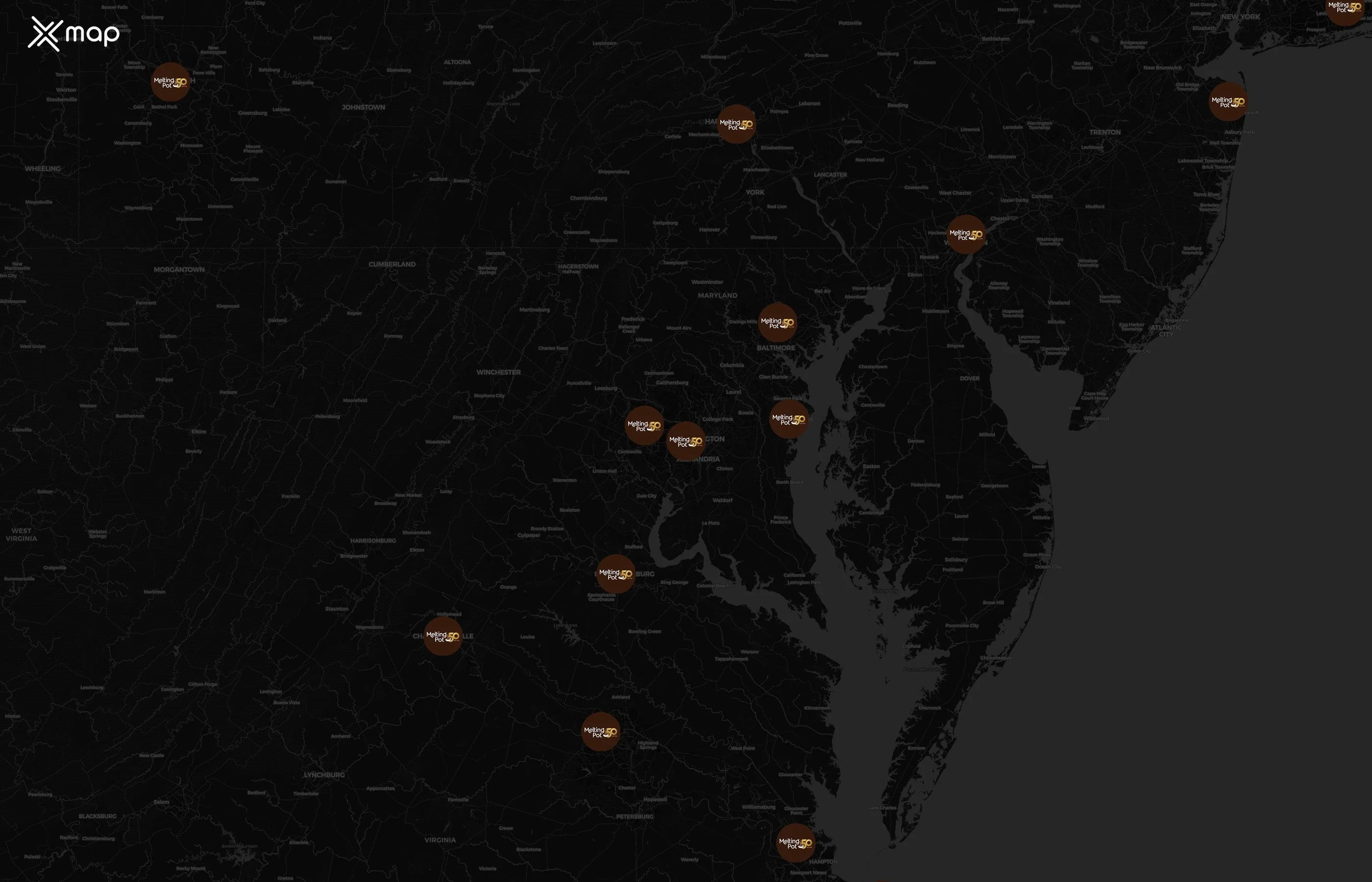 The Melting Pot city distribution