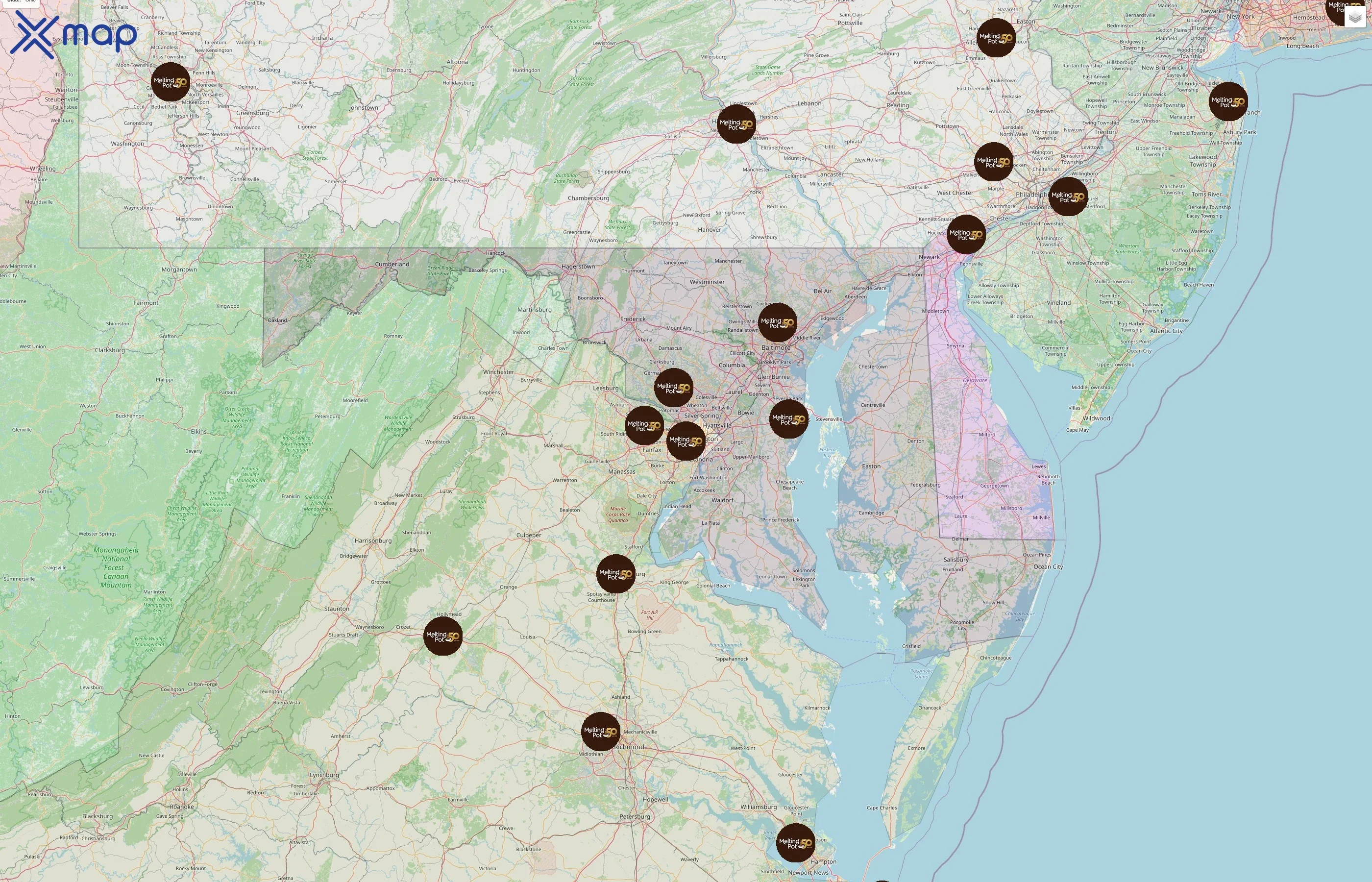 The Melting Pot street hotspots
