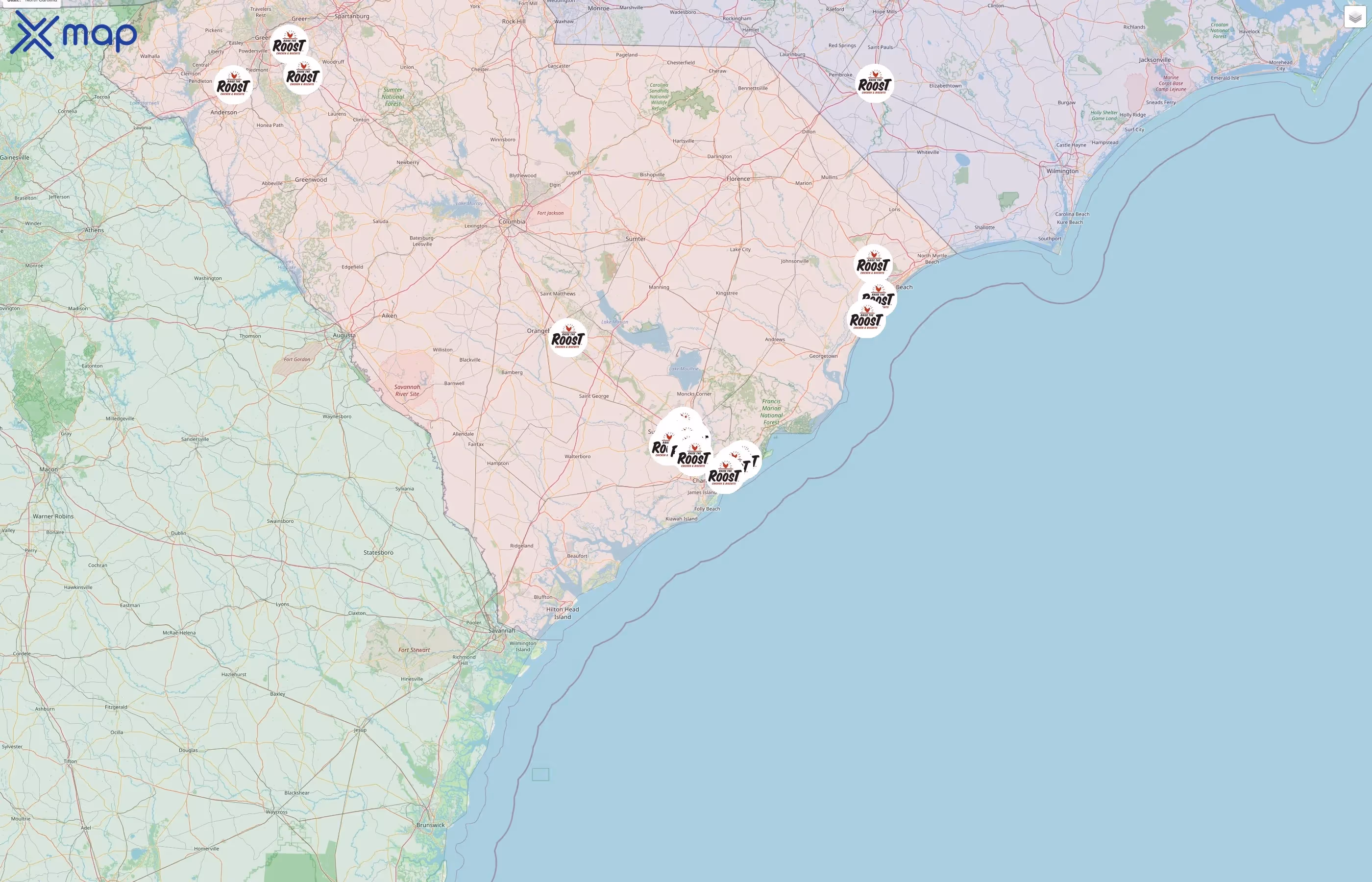 Raise the Roost street hotspots