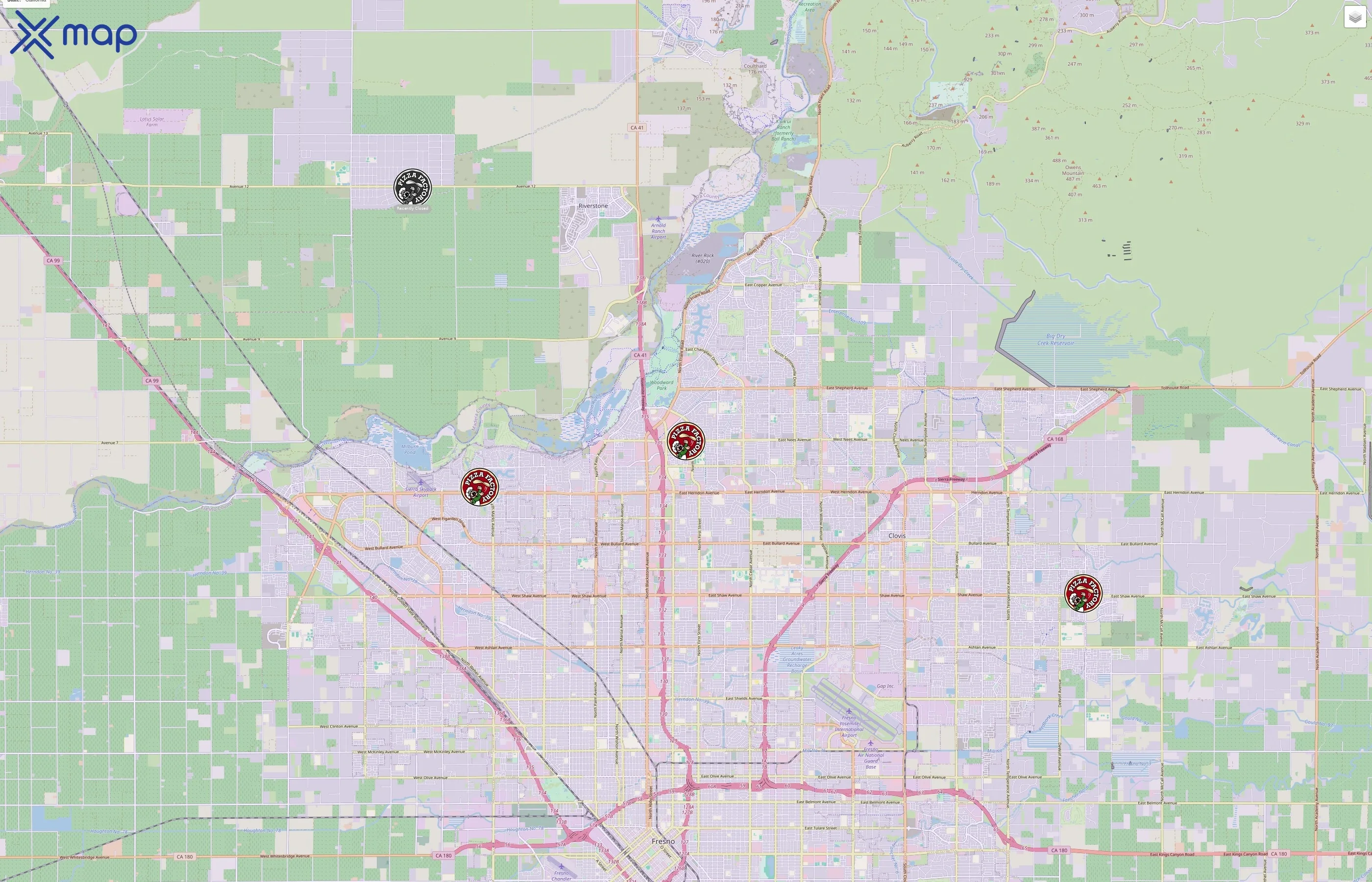 Pizza Factory traffic data