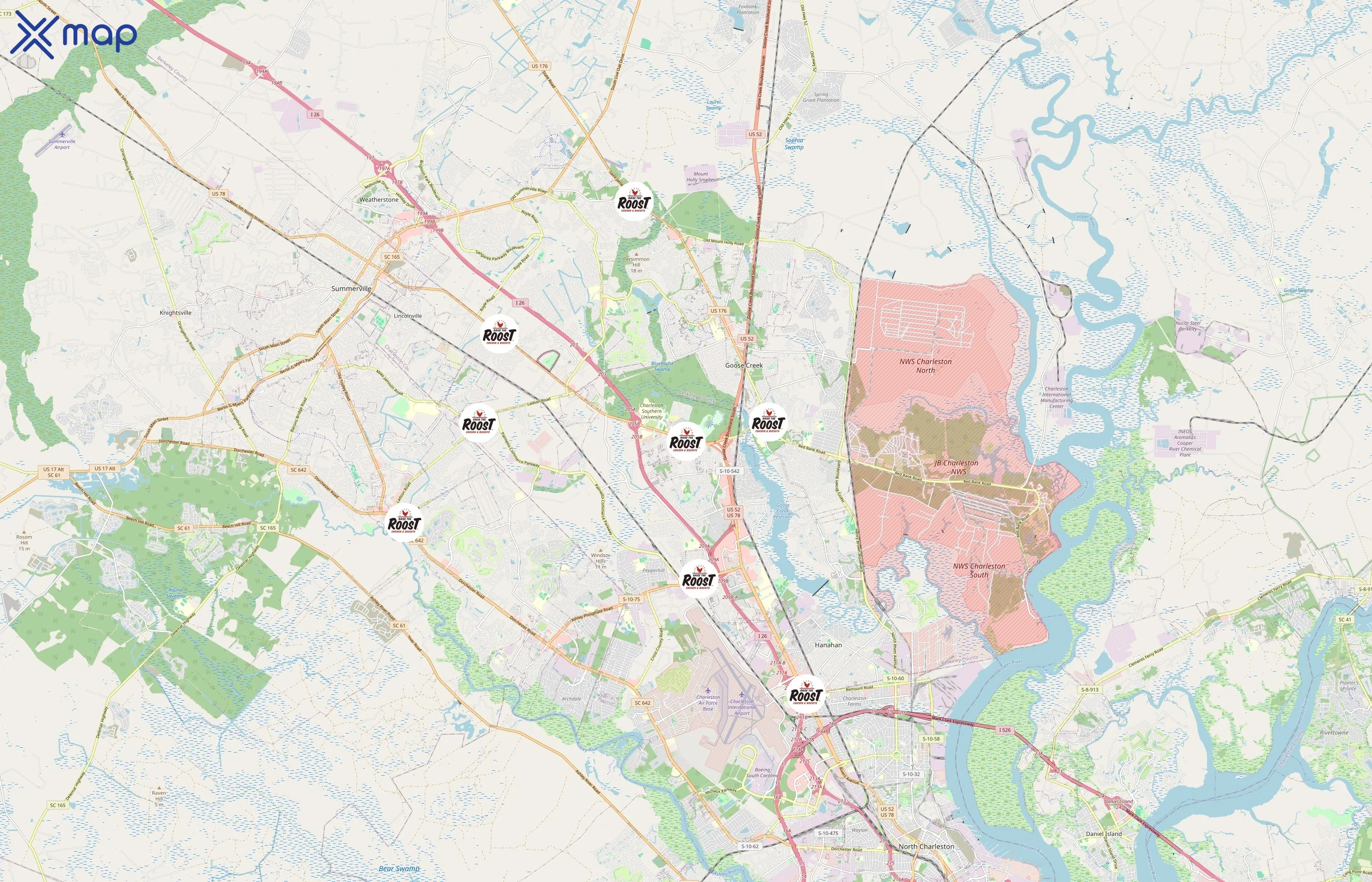 Raise the Roost area coverage