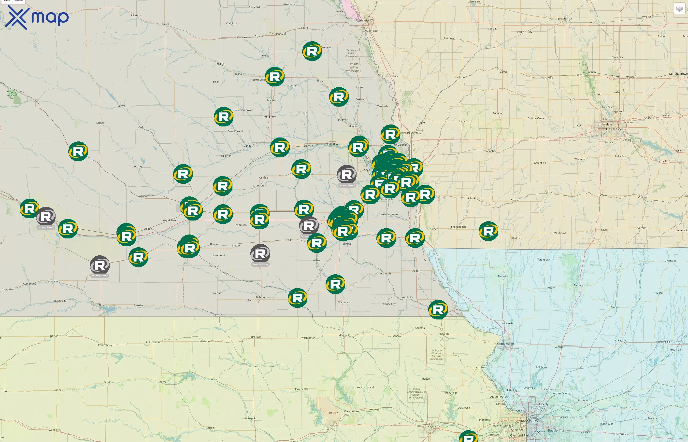Runza street hotspots