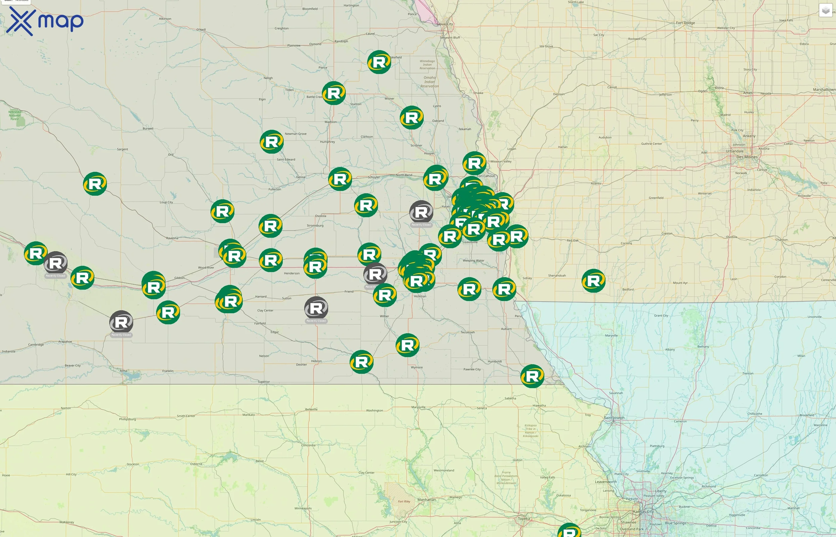 Runza street hotspots