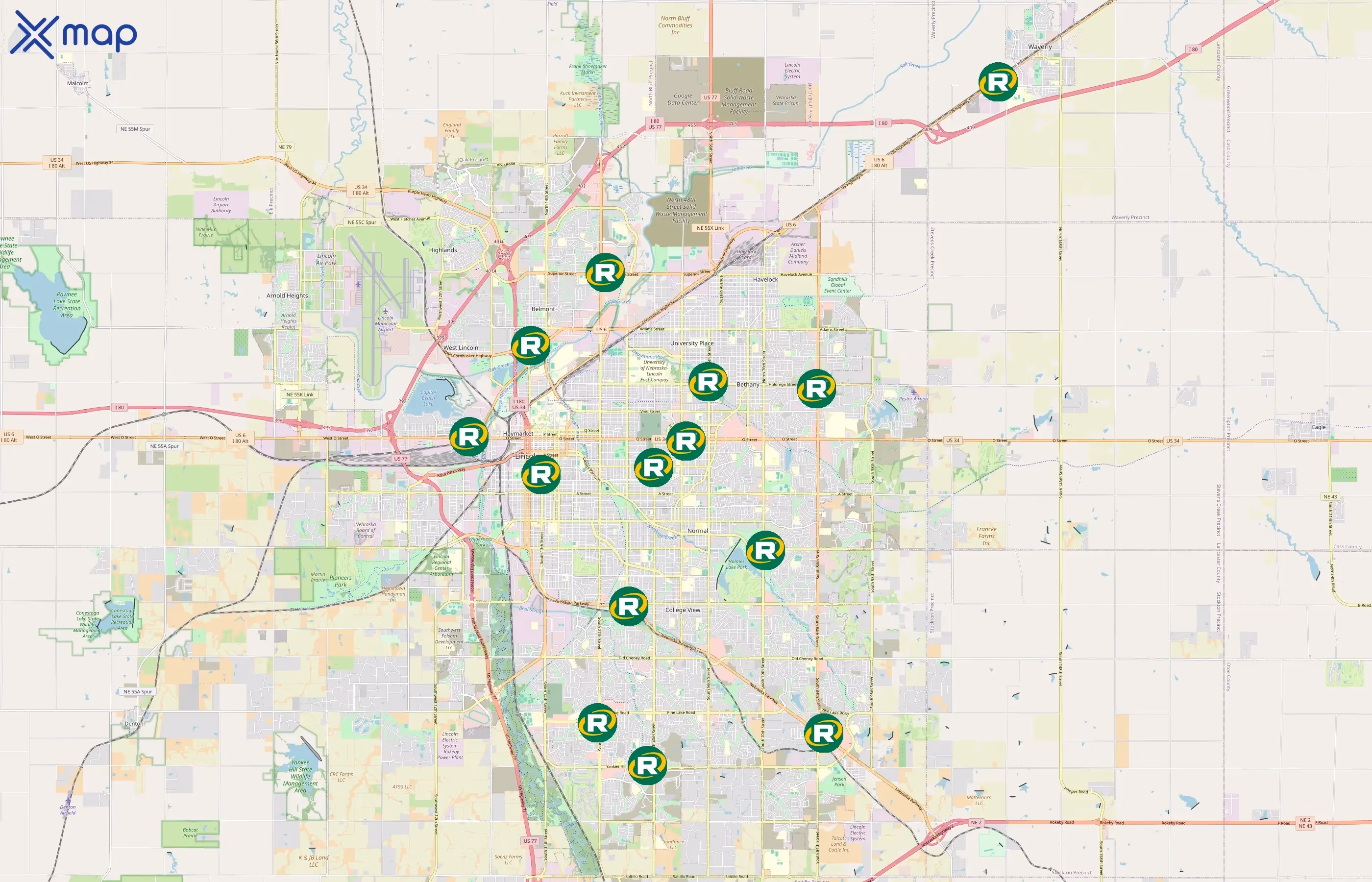 Runza area coverage