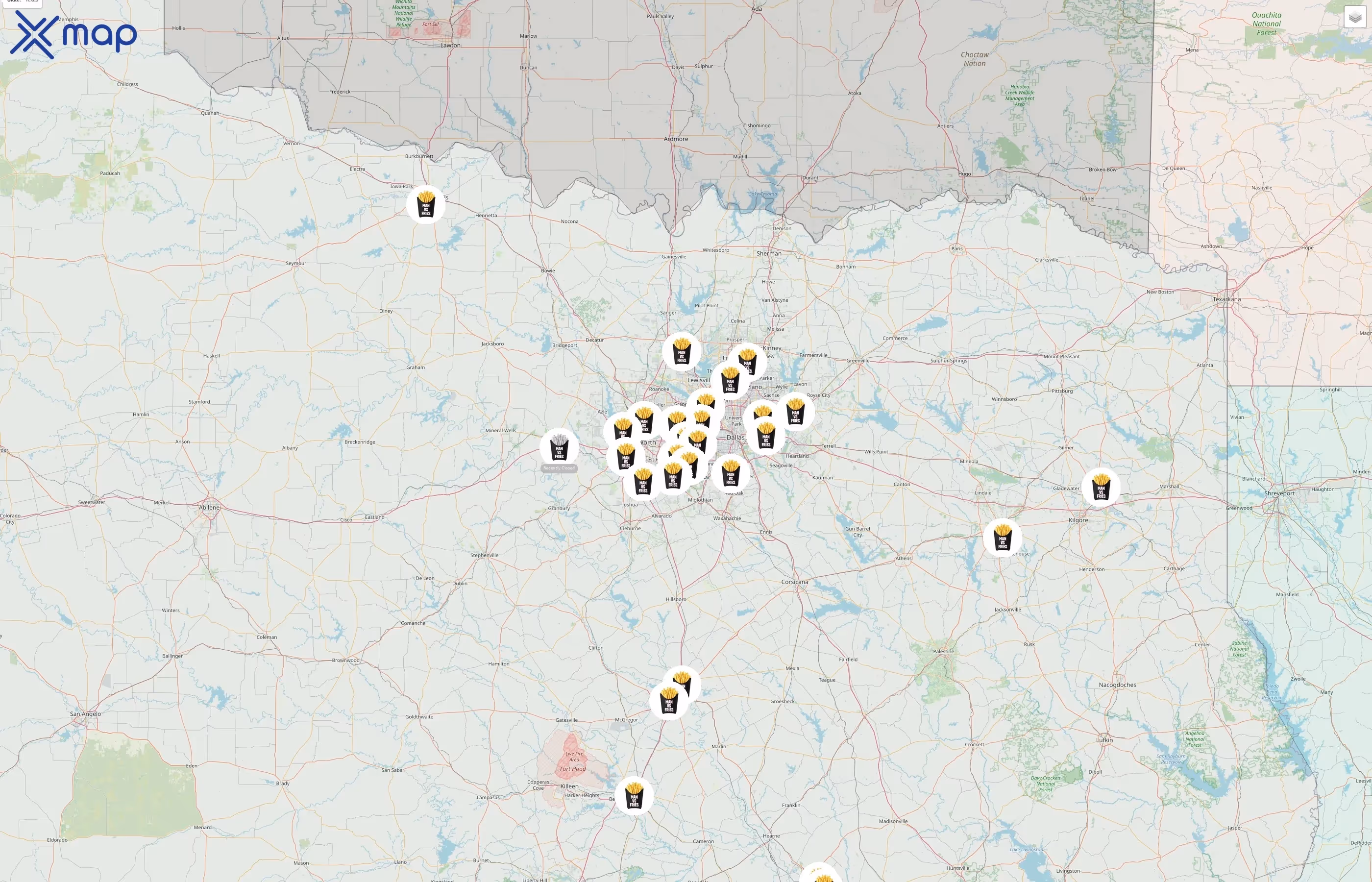 Man Vs Fries street hotspots