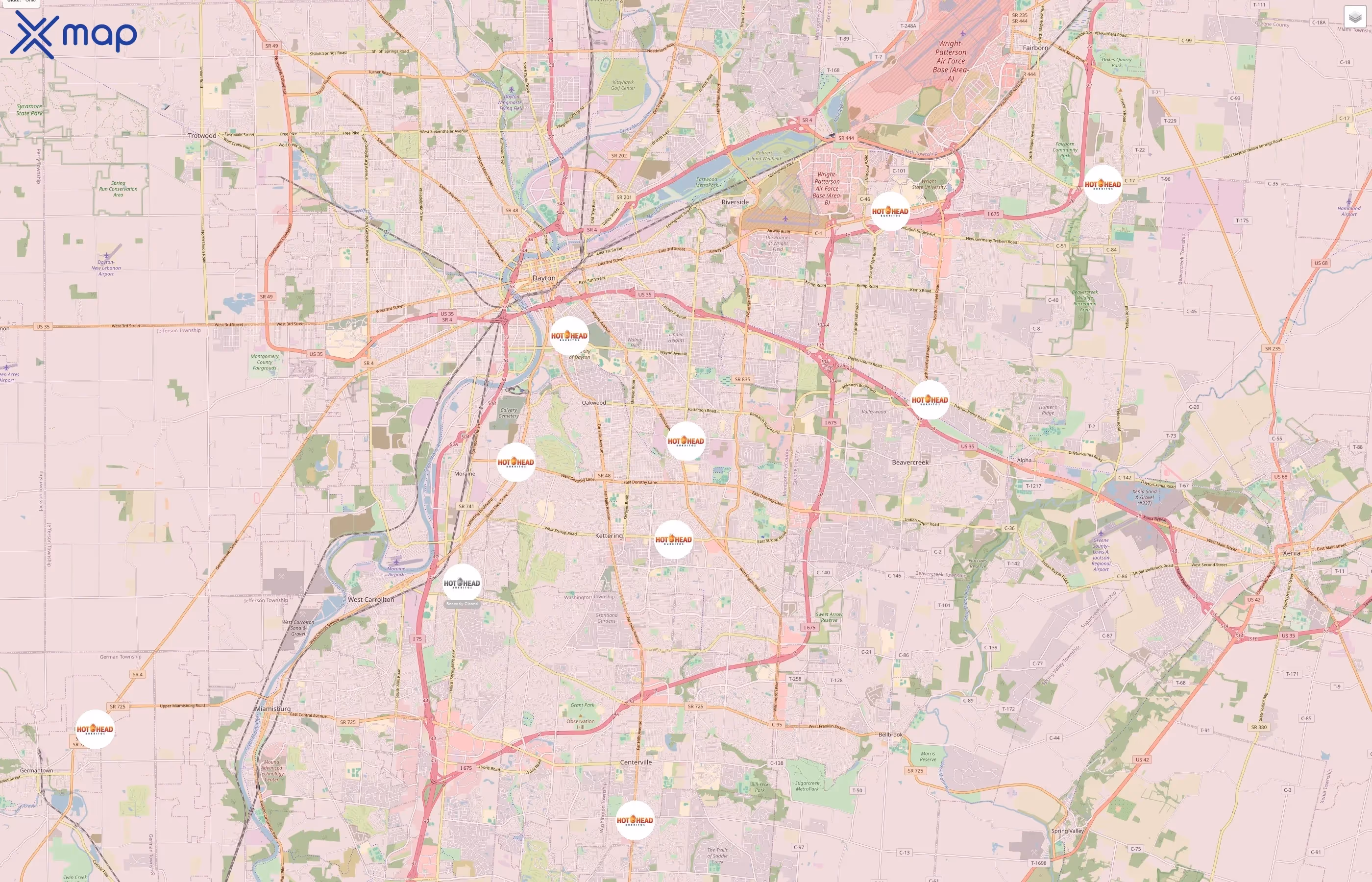 Hot Head Burritos traffic data